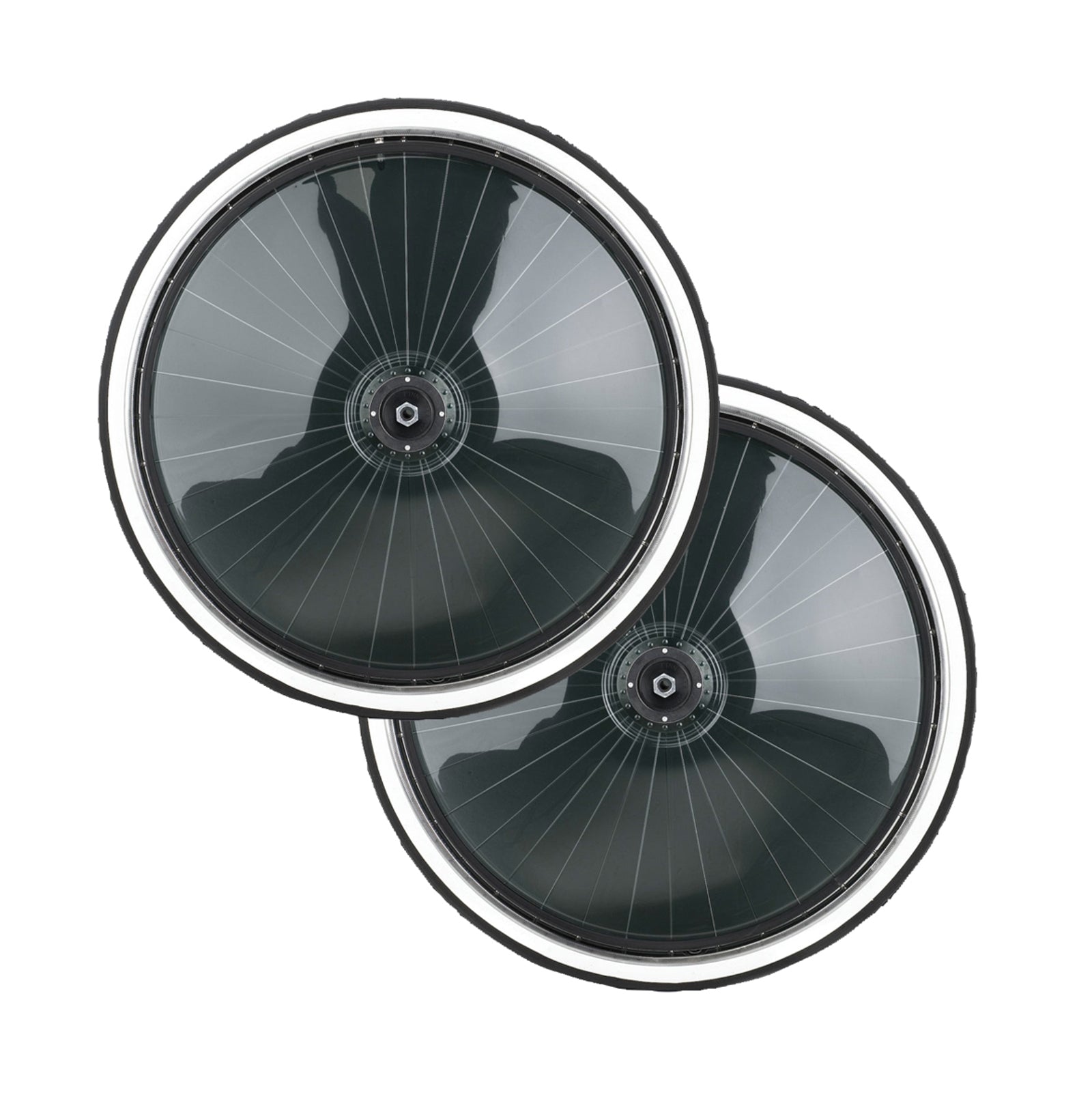 Finntack Sulky Rad 28", Edelstahl mit PVC Radkappen (wird im Paar verkauft) Fahrsport