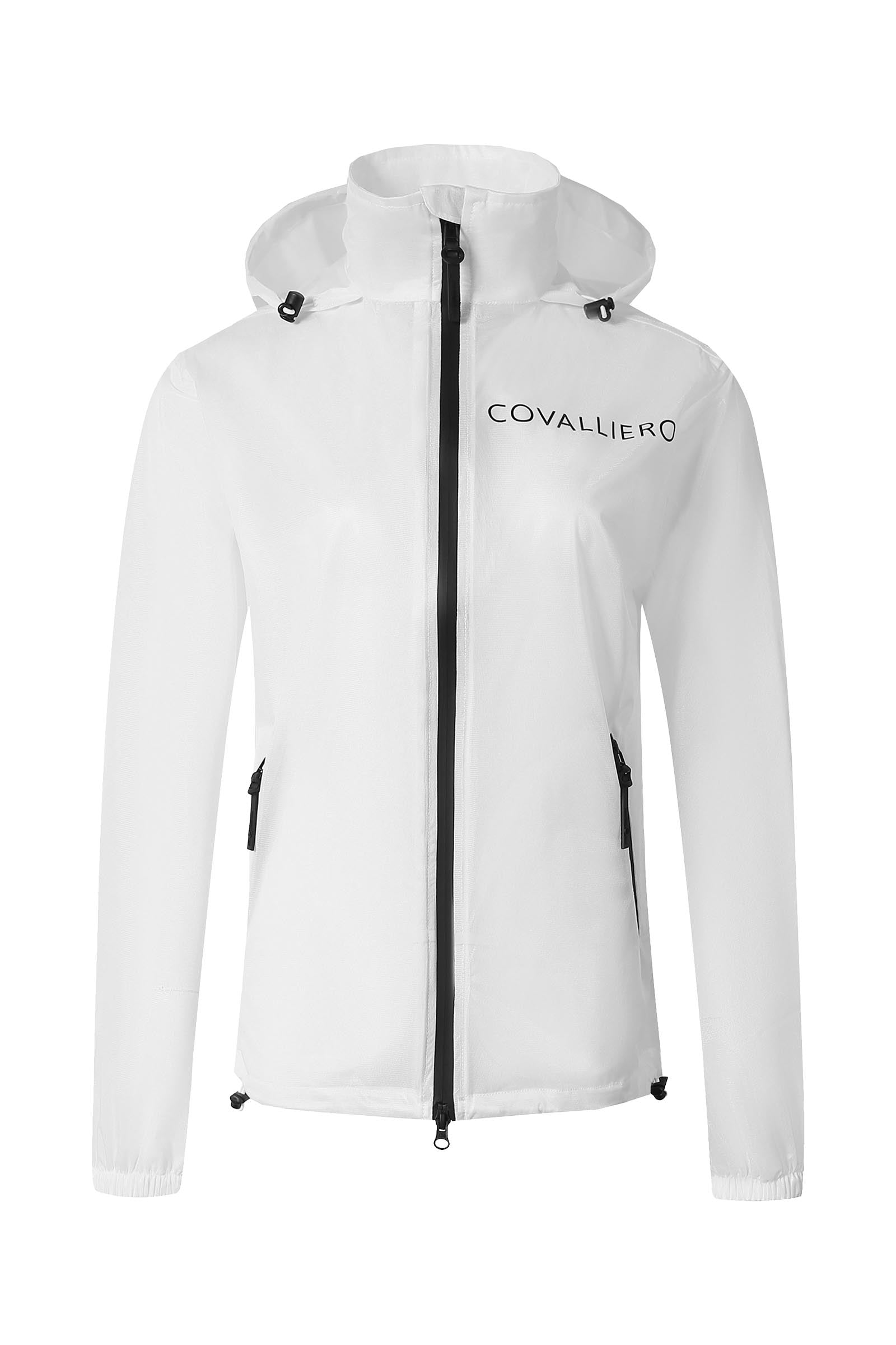 Covalliero ClearView Damen Halbtransparente Regenjacke SS25 Damen Reitbekleidung