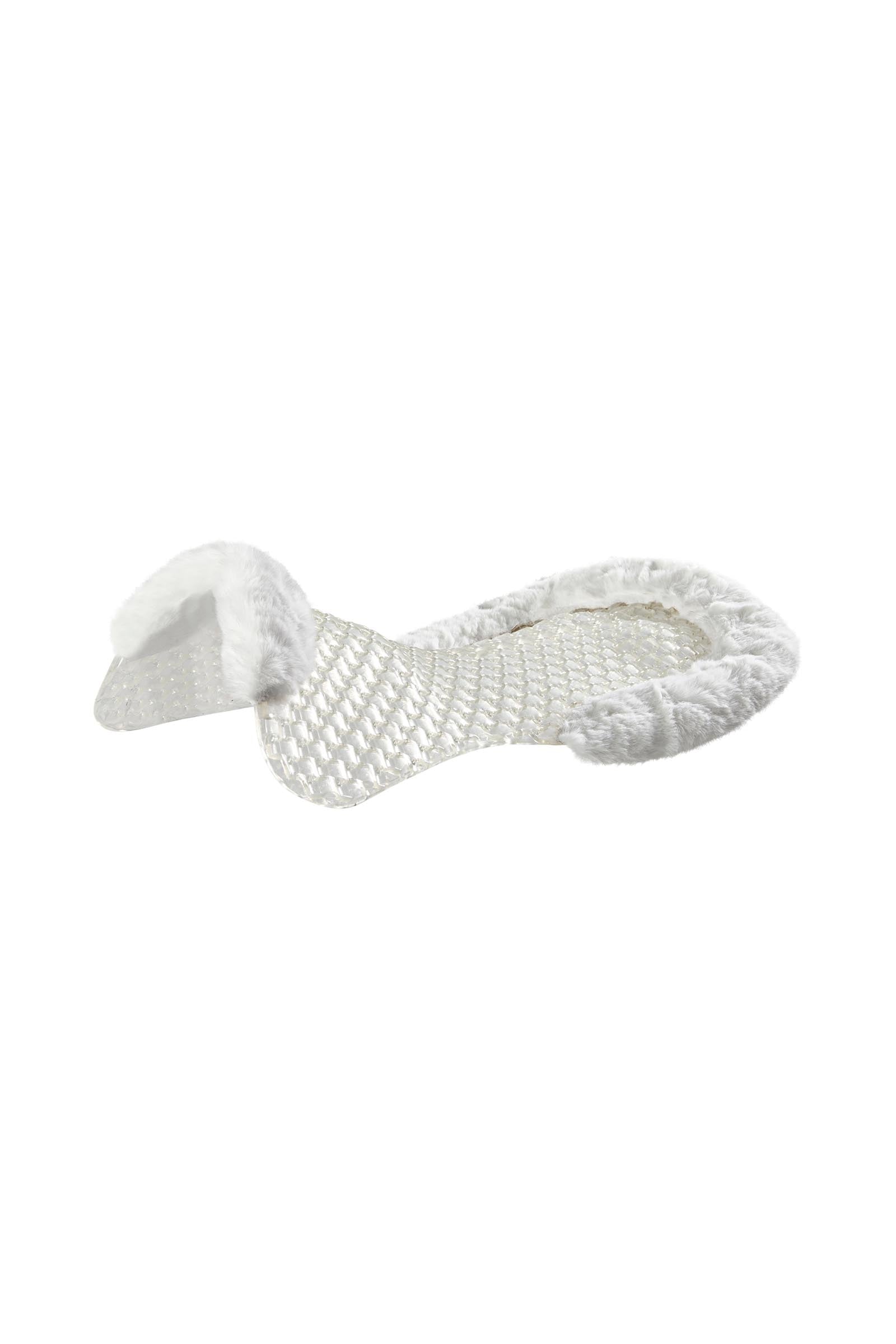 Acavallo Gel Anti-Rutsch Respira mit Schaffell Ausschnitt flach Schabracken