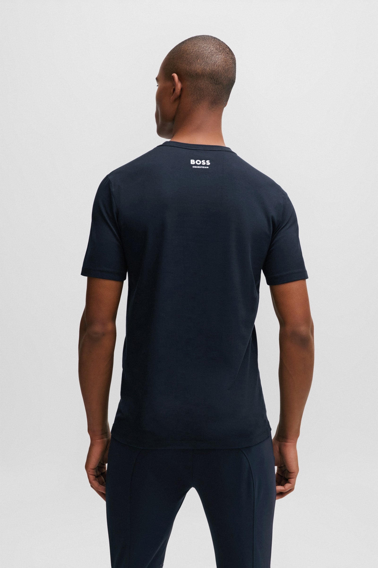 Boss Pierce Logo T-Shirt Mens Riding Clothing