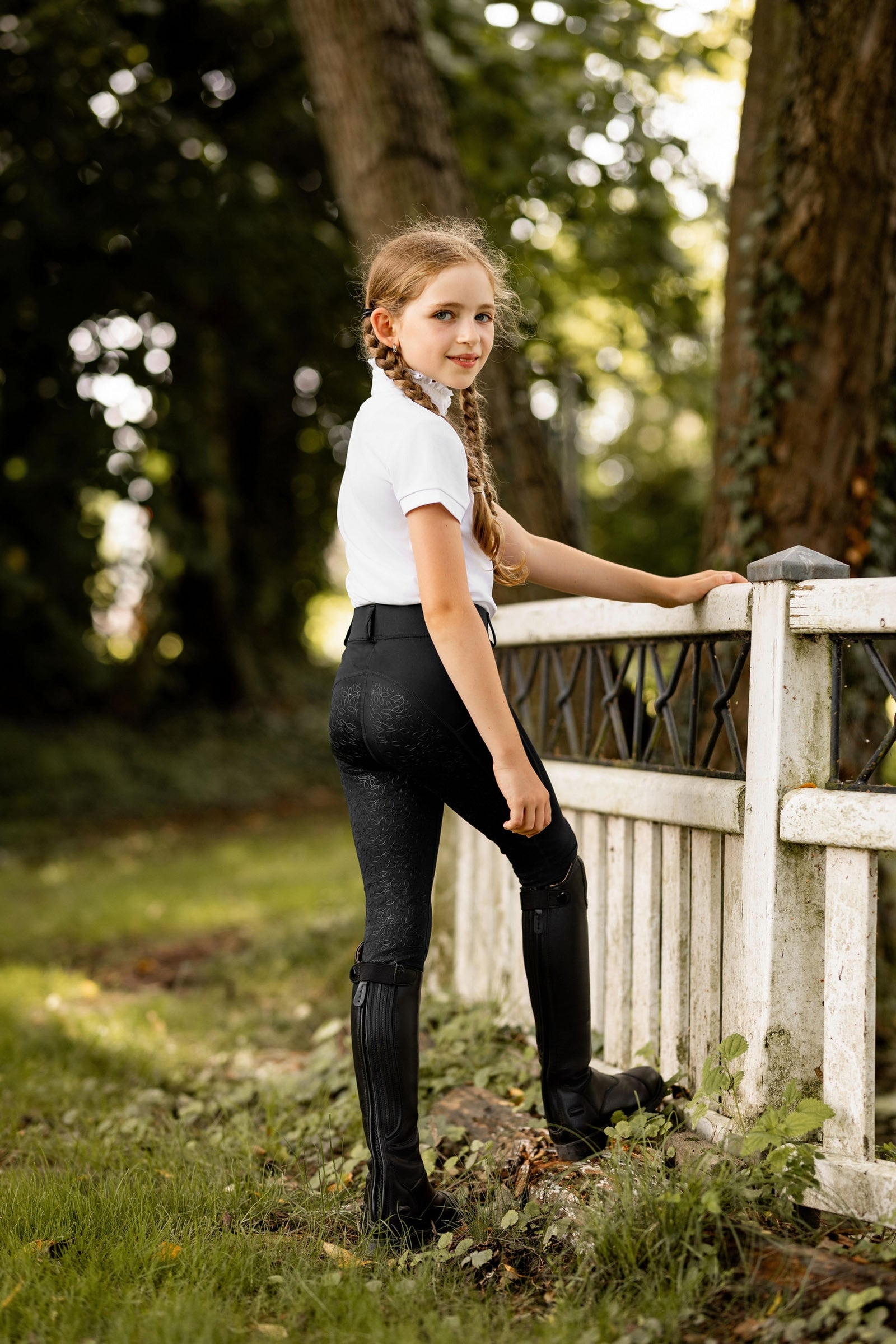 Horze Dea Kids´ Riding Tights With Full Grip Kids Apparel