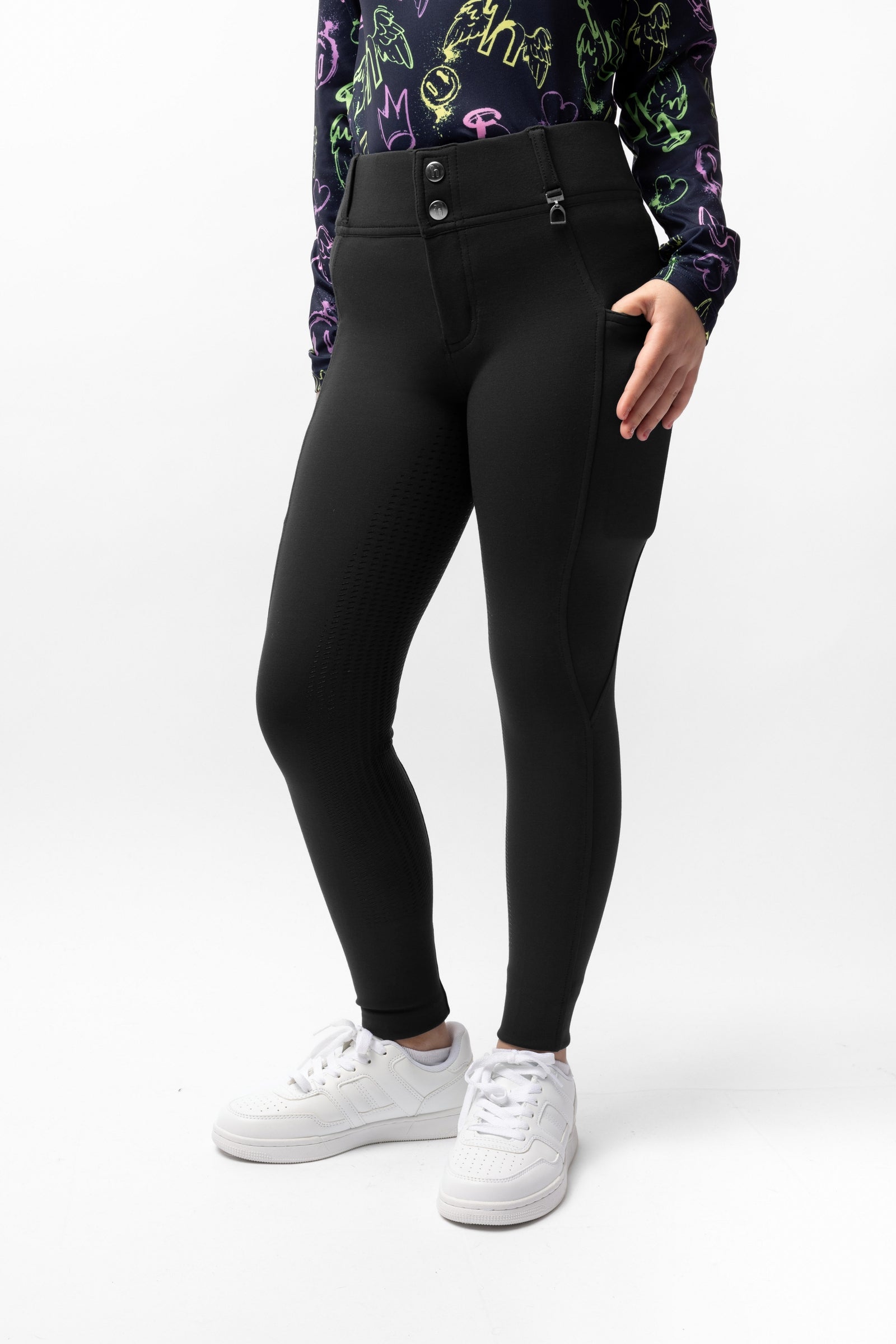 Horze Mira Kids´ Full Grip Breeches Kids Apparel