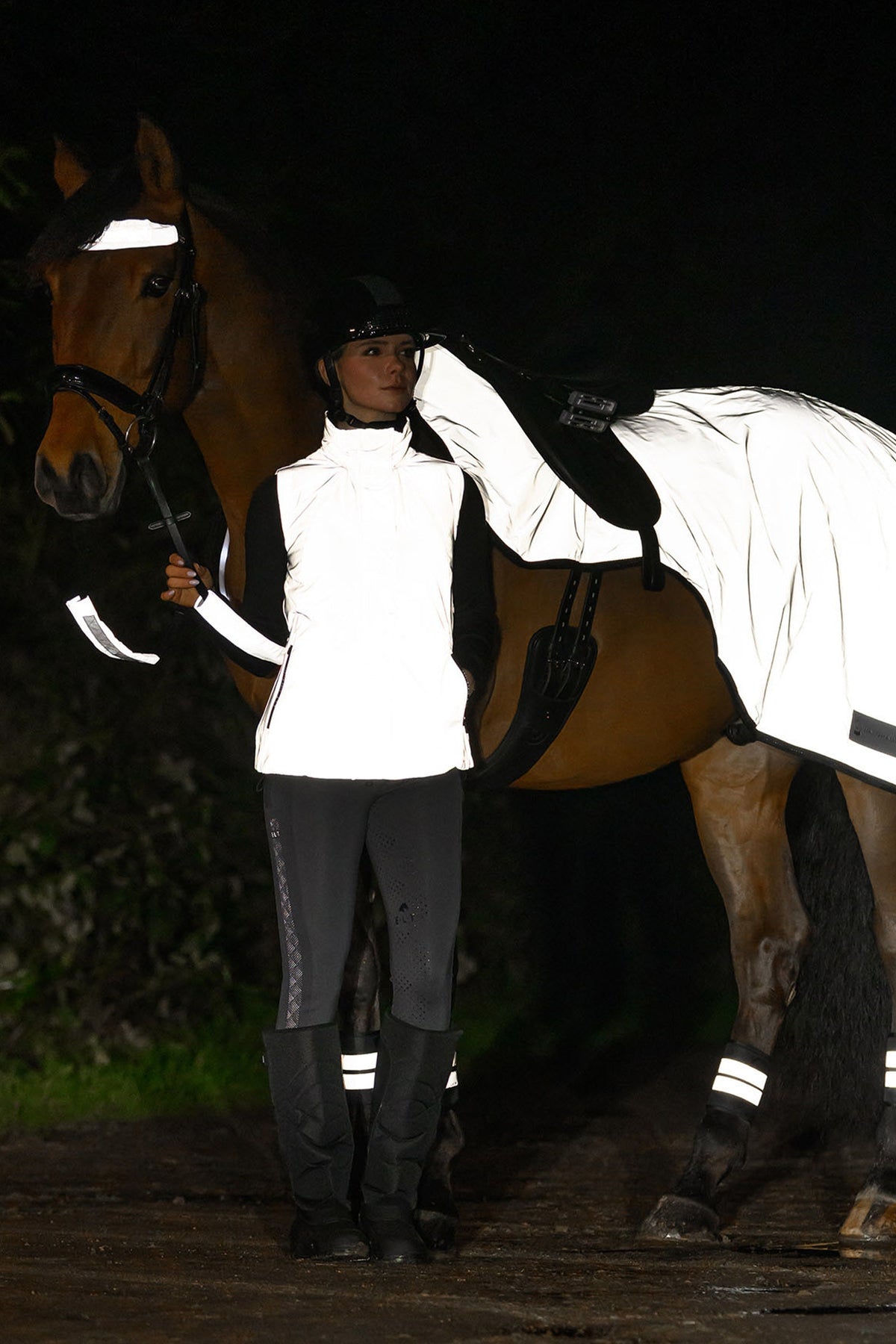 Waldhausen REFLEX Snaffle Bridle Set Reflective