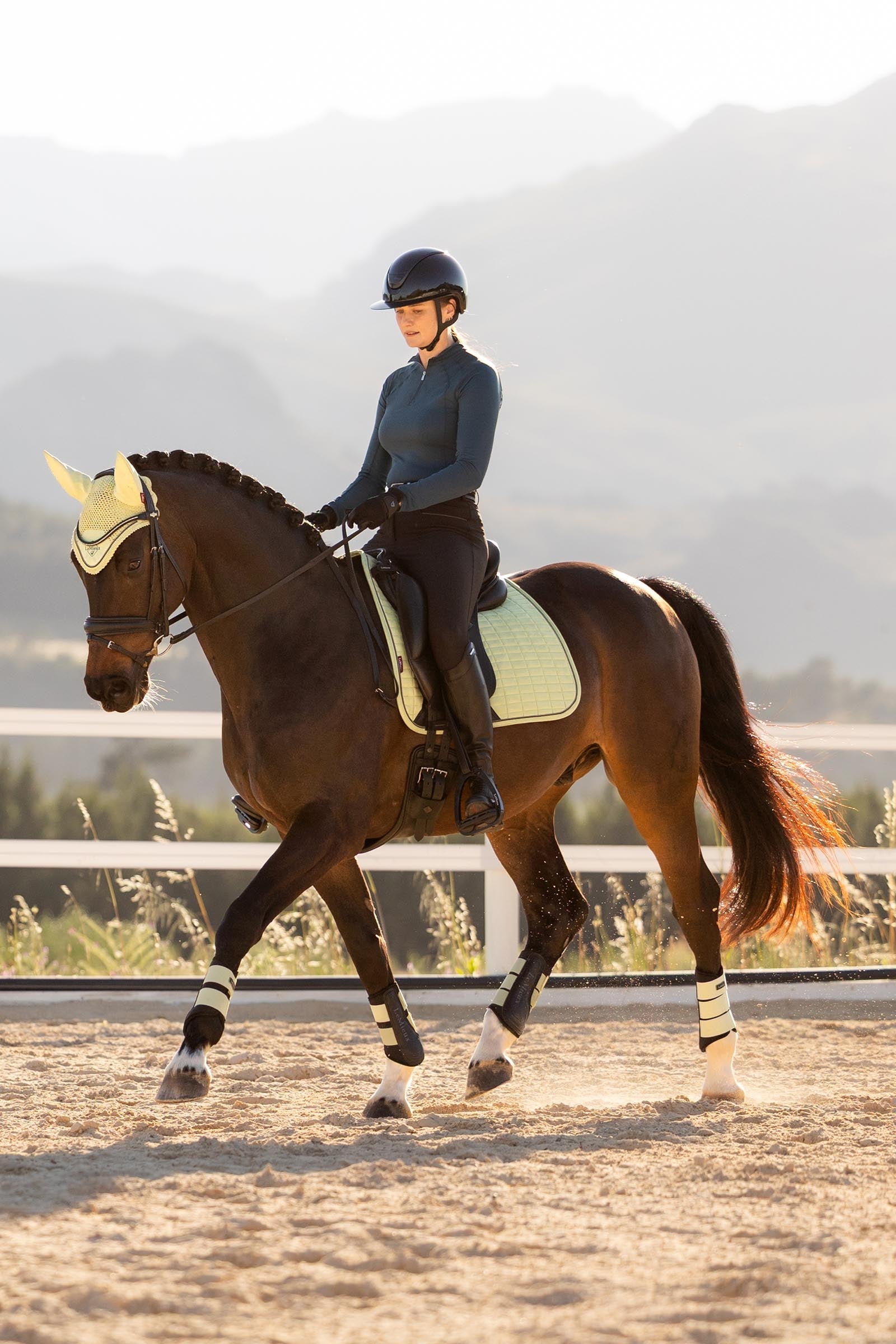 LeMieux Suede Square Dressage Saddle Pad Saddle Pads