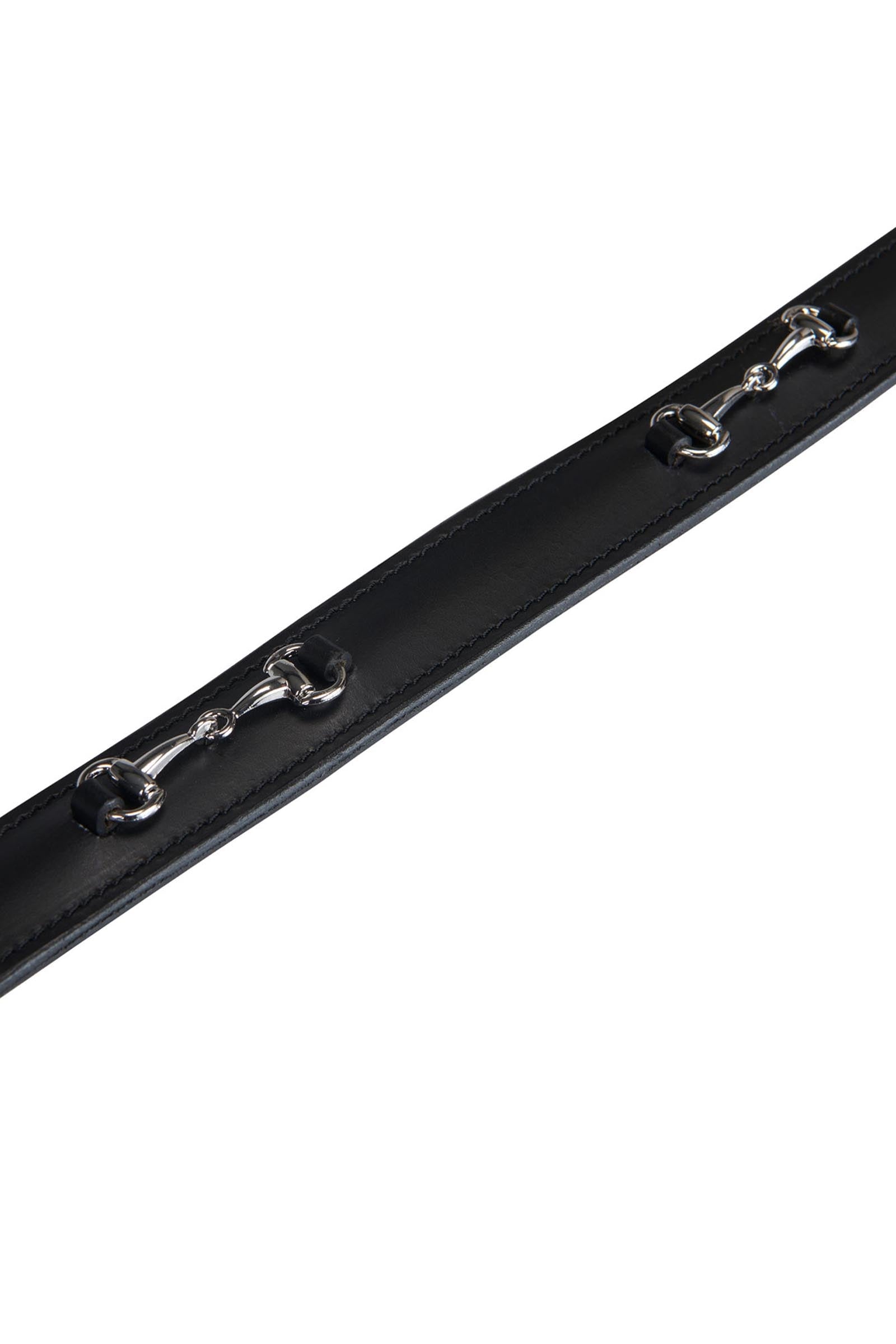 Equestro Leather Belt With Snaffle Bits Accessories