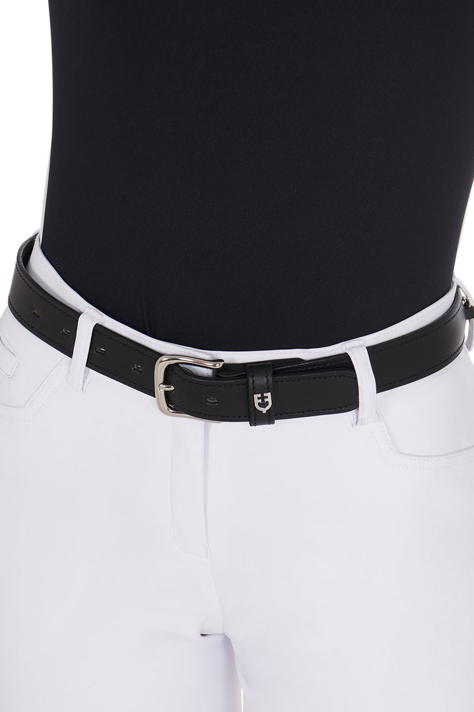 Equestro Leather Belt With Snaffle Bits Accessories