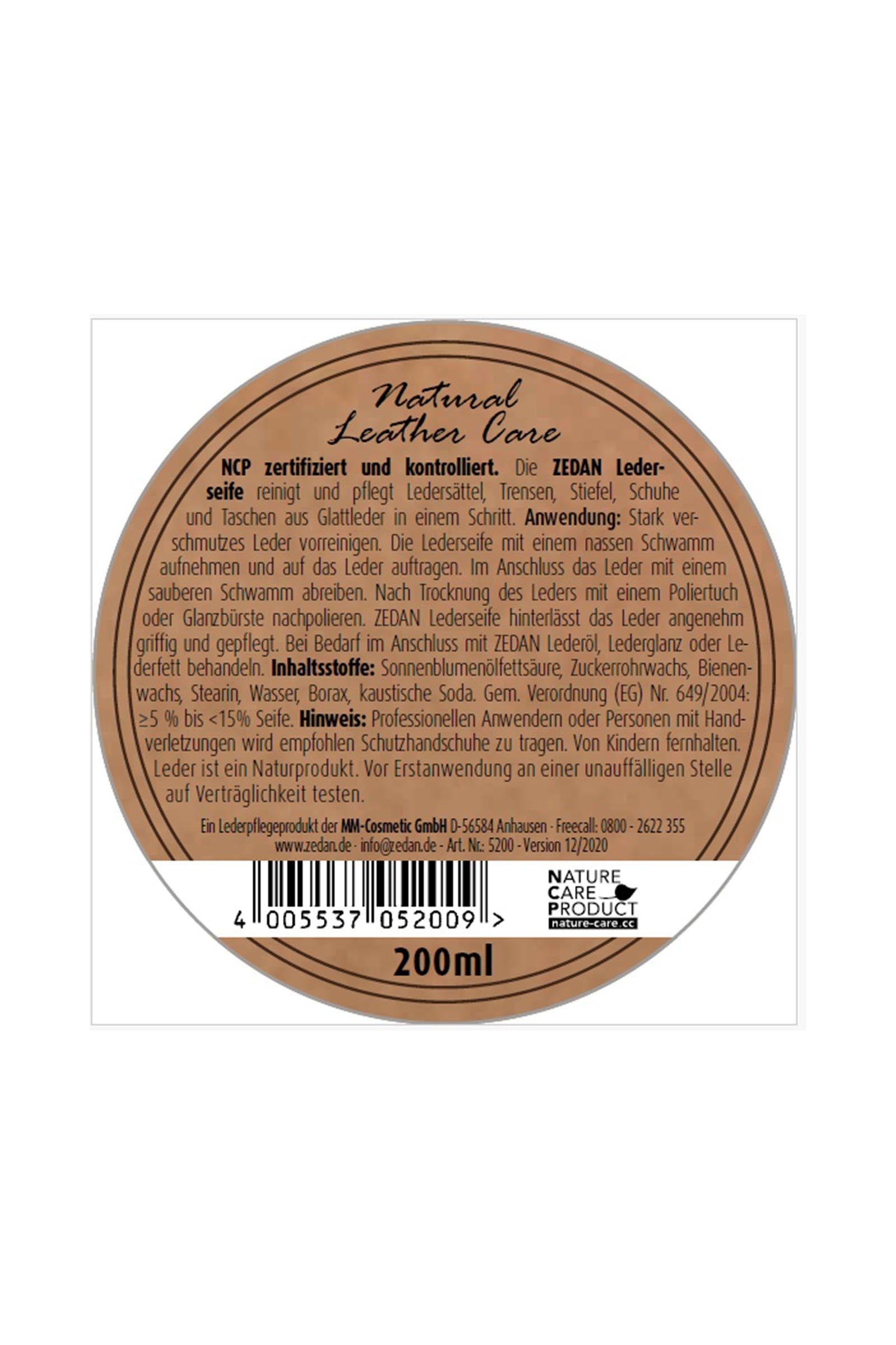 Zedan Leather Soap, 200ml Horse Health Care
