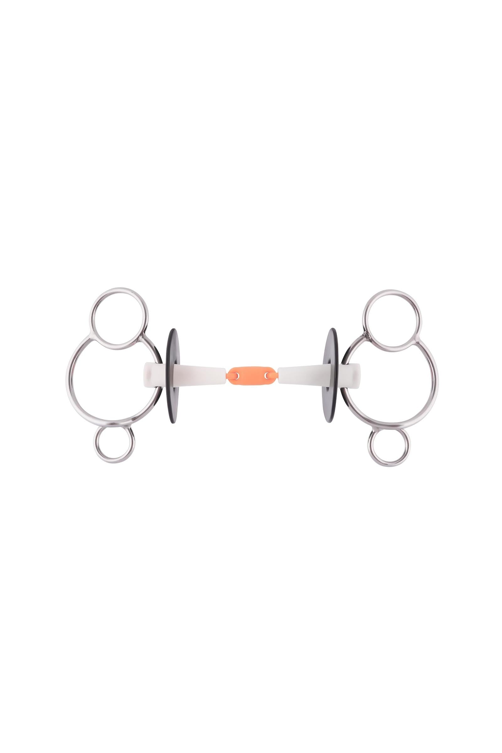 Sprenger Nathe 3-Ring-Gebiss, doppelt gebrochen, 18 mm, Thermoplastik Gebisse