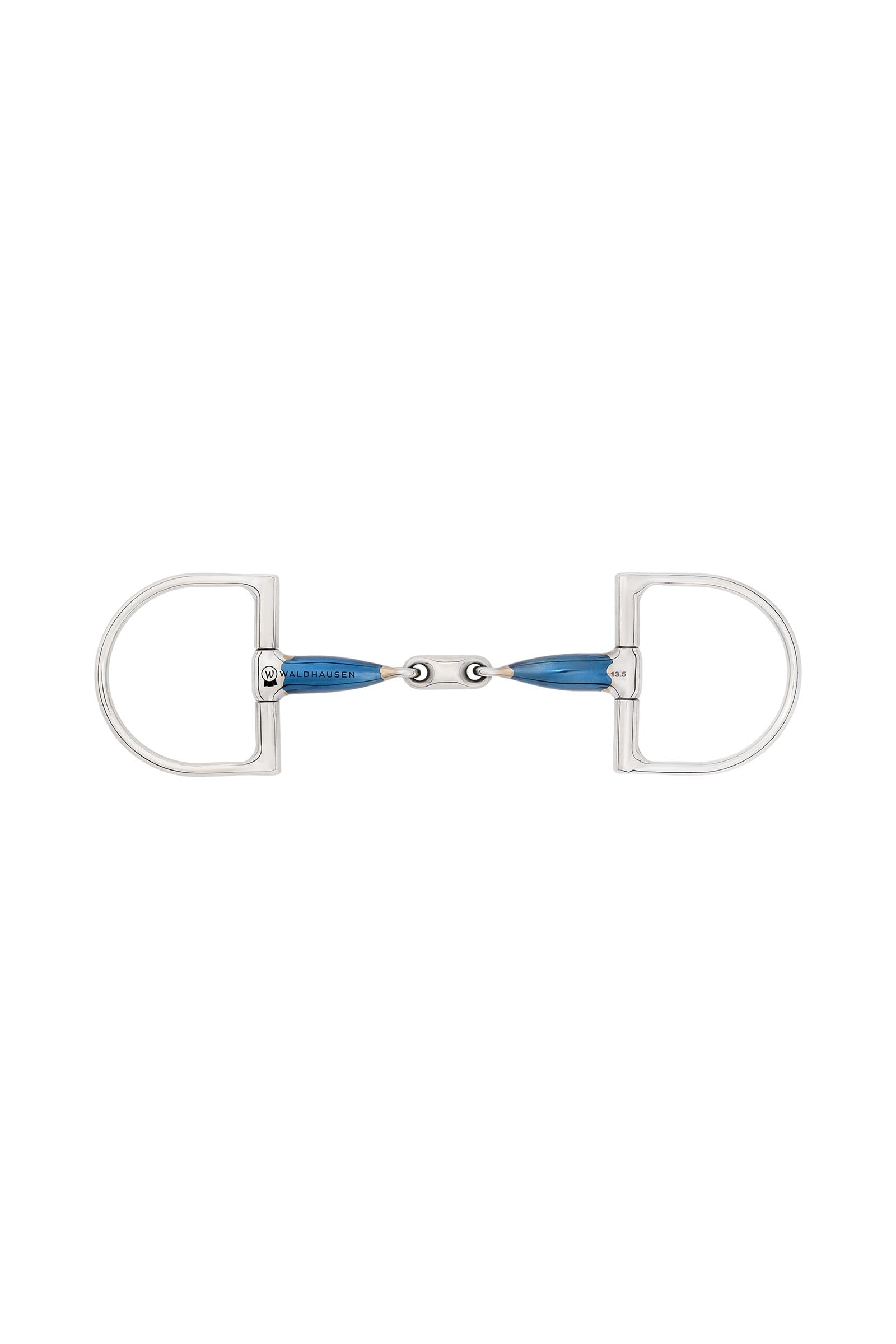 Waldhausen Sweet Iron D-Ring Bit, Double Jt., 14 mm Horse Bits