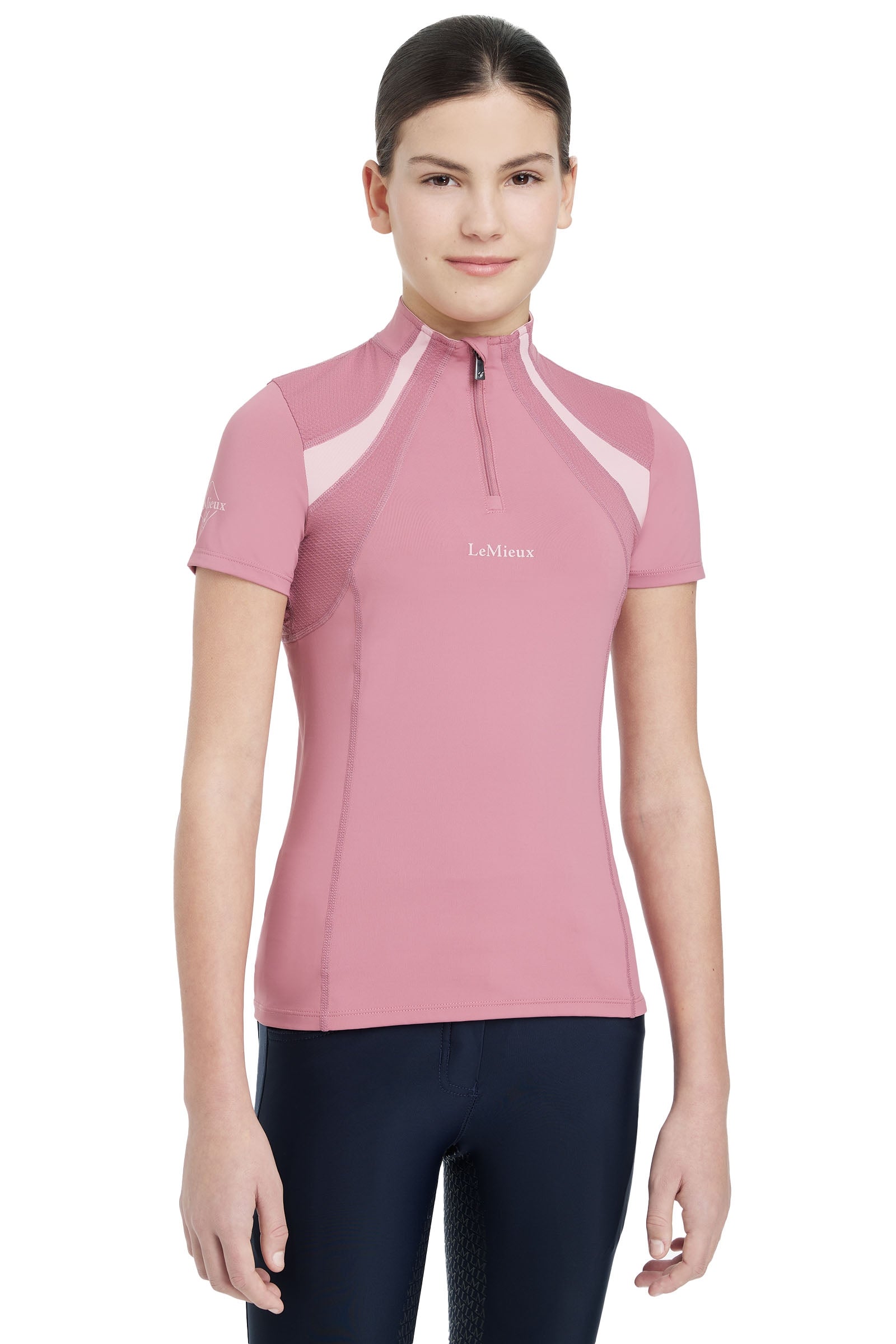 LeMieux Young Rider Kurzarm Mia Mesh Base Layer Kinder Reitbekleidung