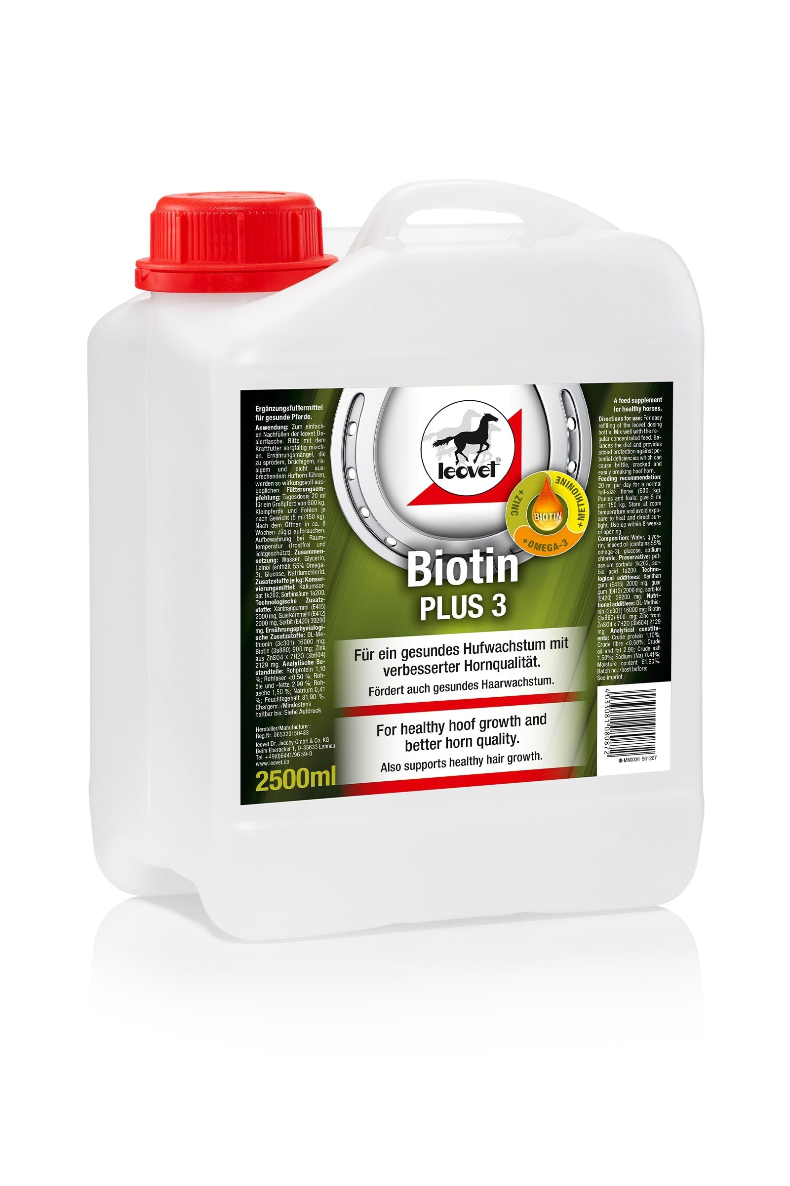 Leovet Biotin Plus 3 Refill Can, 2500 ml Horse Health Care