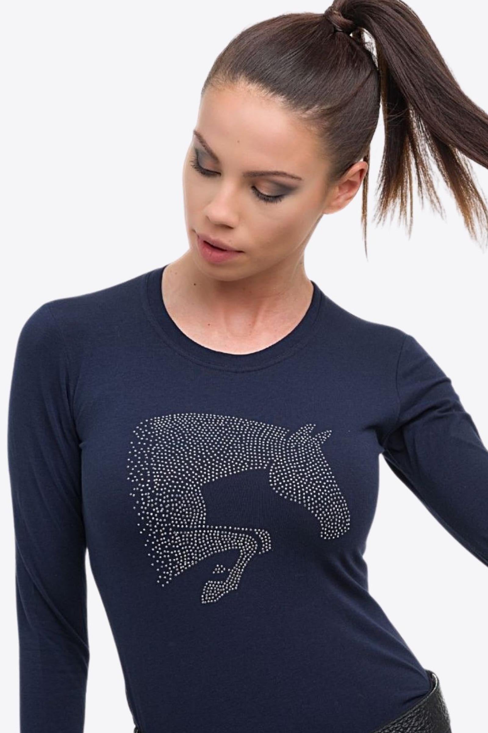 Cavalliera Riding Cotton Top Jumping Star, Women's Long Sleeve Women’s Riding Clothing