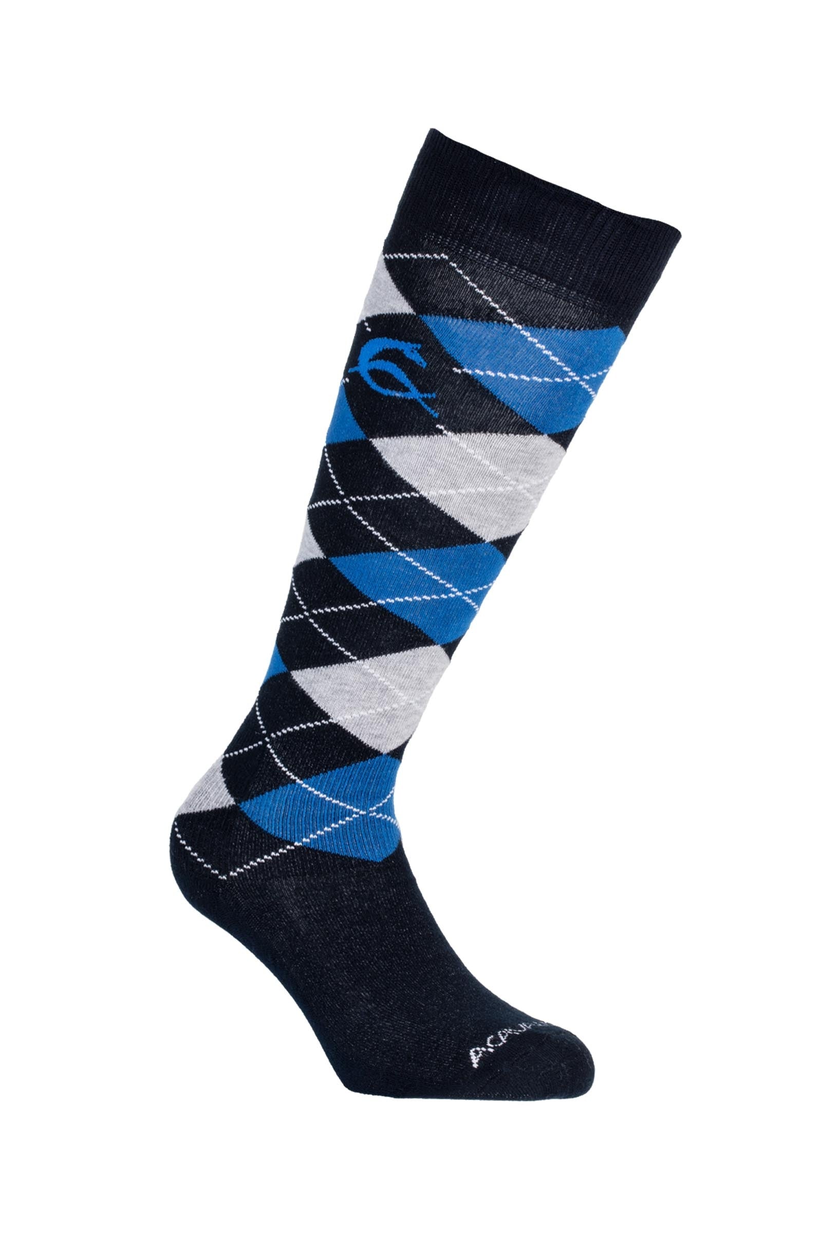 Acavallo Diamond Pattern Cotton Socks Socks