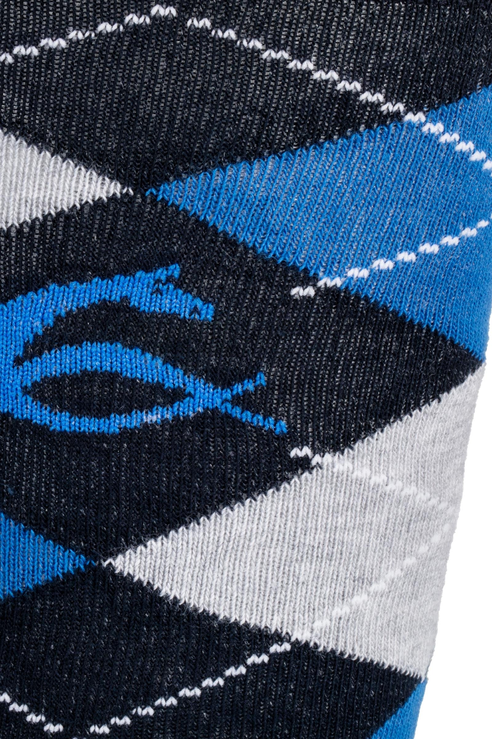 Acavallo Diamond Pattern Cotton Socks Socks
