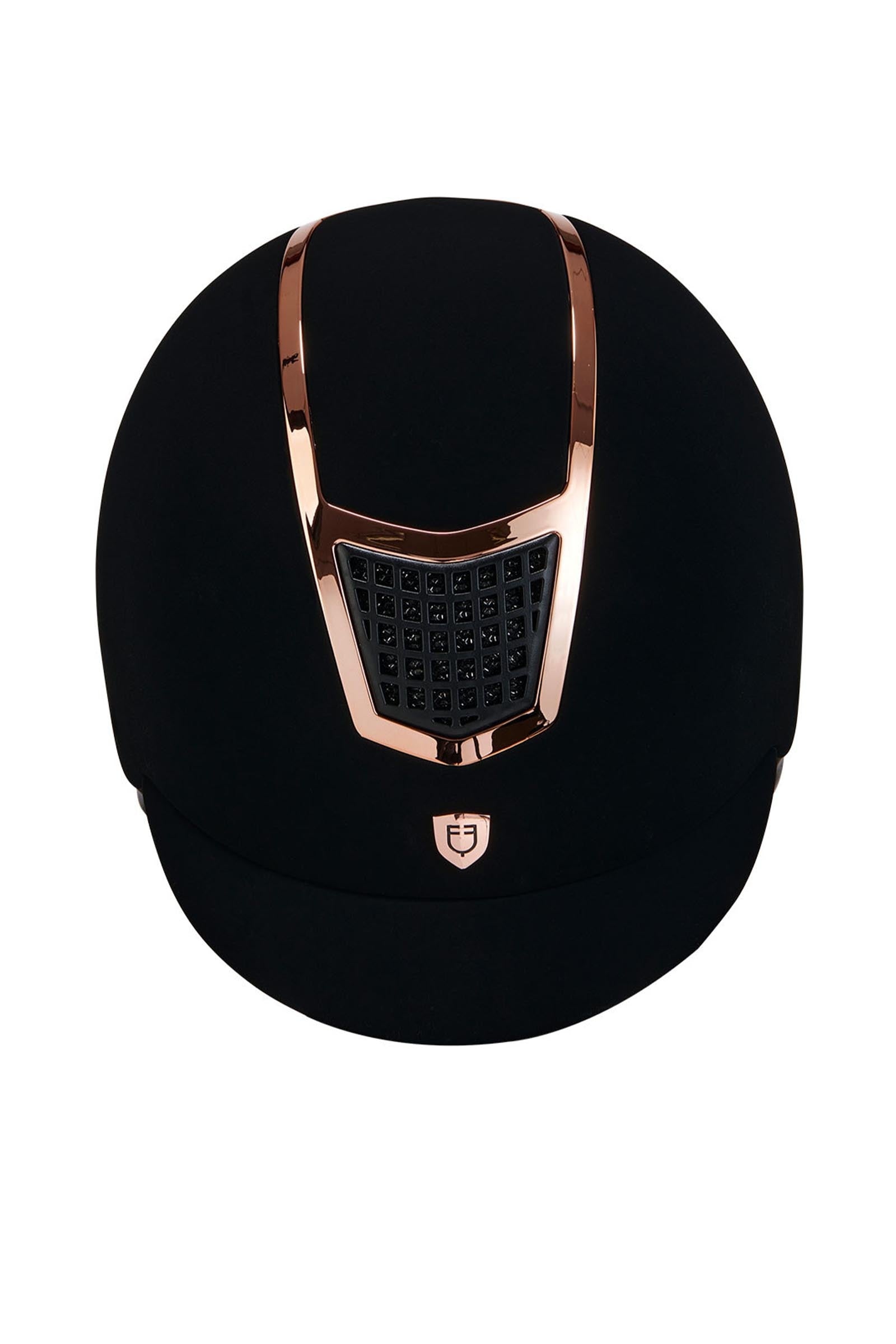 Equestro Helmet With Colored Velvet Frame Safety Equipment