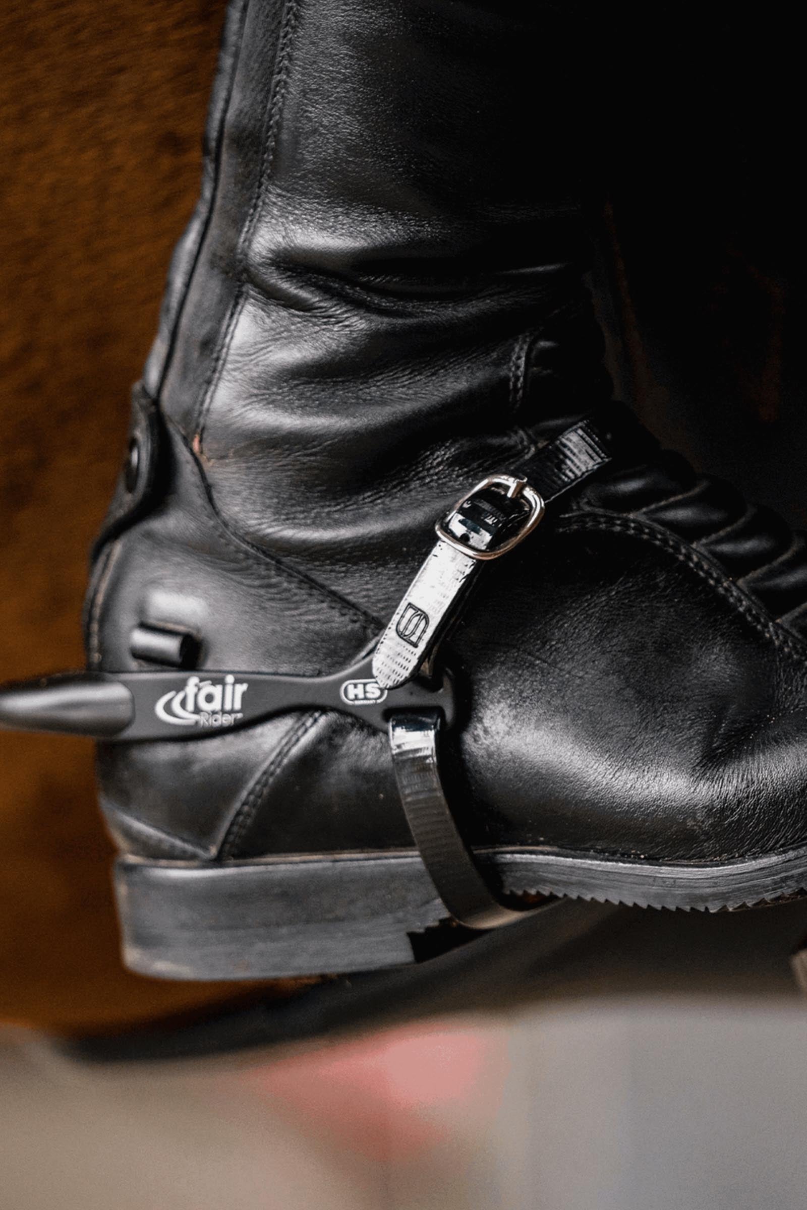 Sprenger HS Spur Straps Glossy, Biothane 45cm Riding Whips, Crops & Spurs