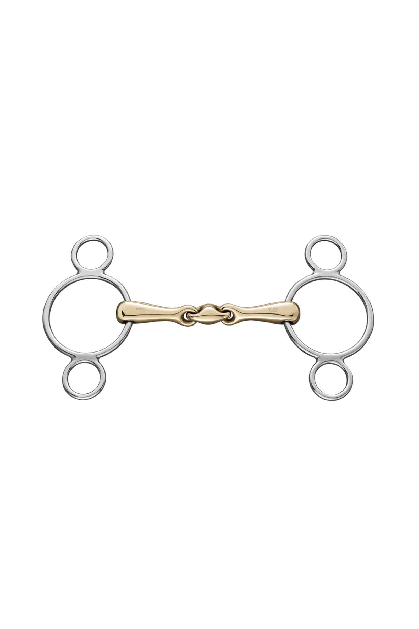 Sprenger KK Ultra 3-Ring Gebiss, doppelt gebrochen, 14 mm, Sensogan, 115 mm Gebisse
