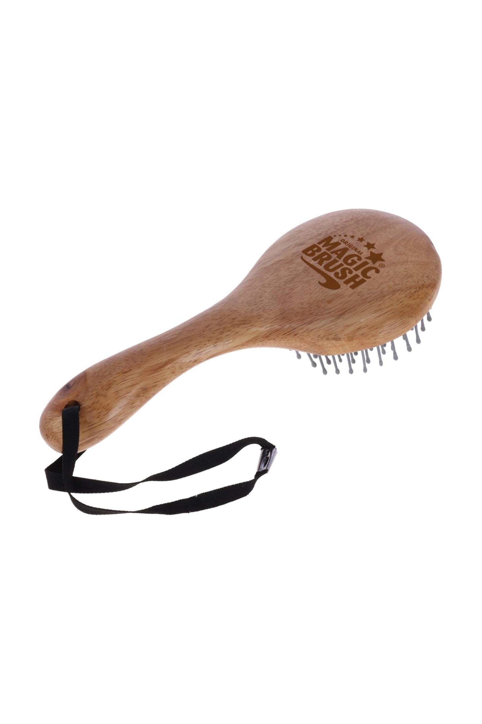 Magic Brush MagicBrush Wooden Mane and Tail Brush Pferde Putzzeug