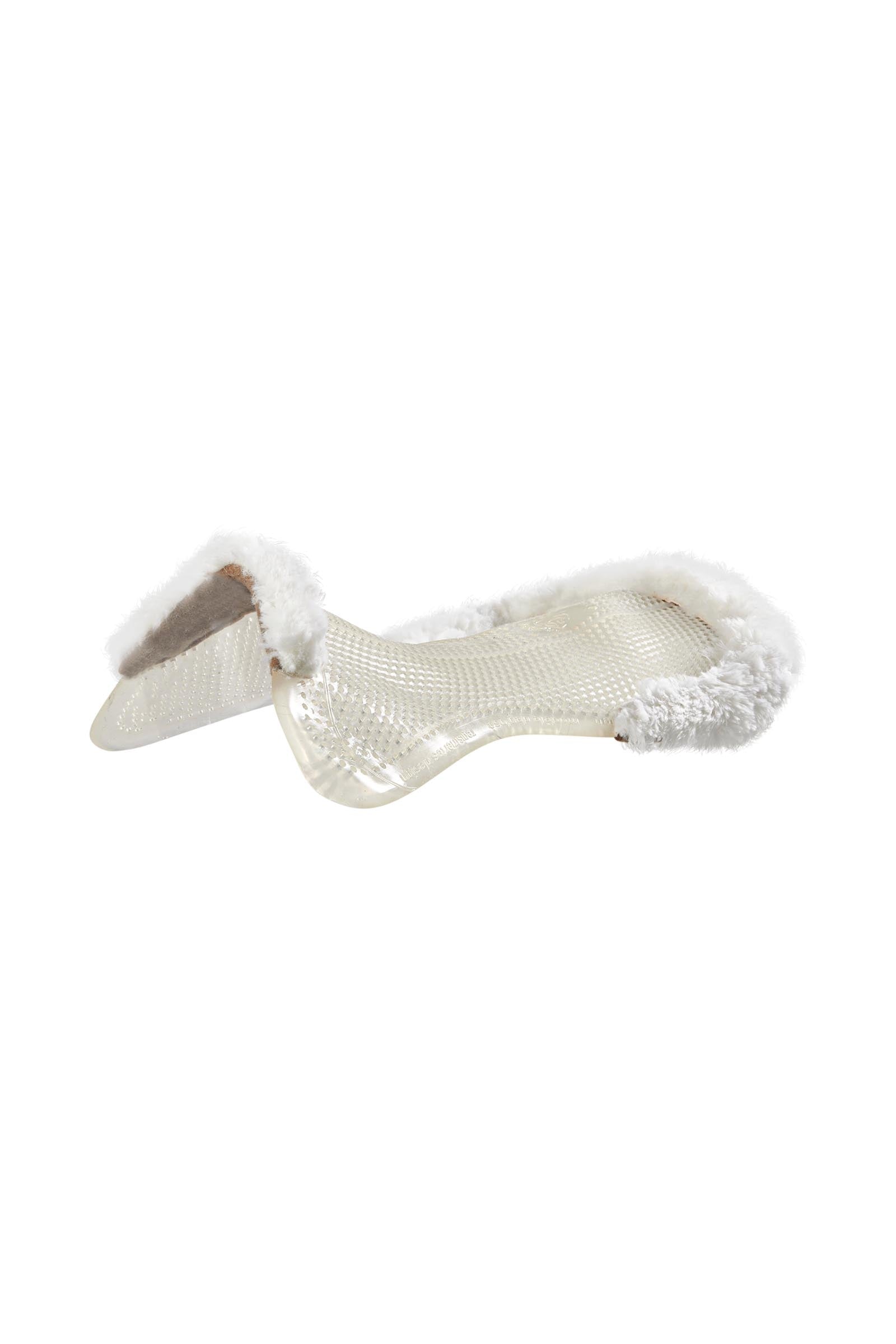 Acavallo Gel Anti-Rutsch Classic Pony mit Schaffell 1/2 Ausschnitt flach Schabracken