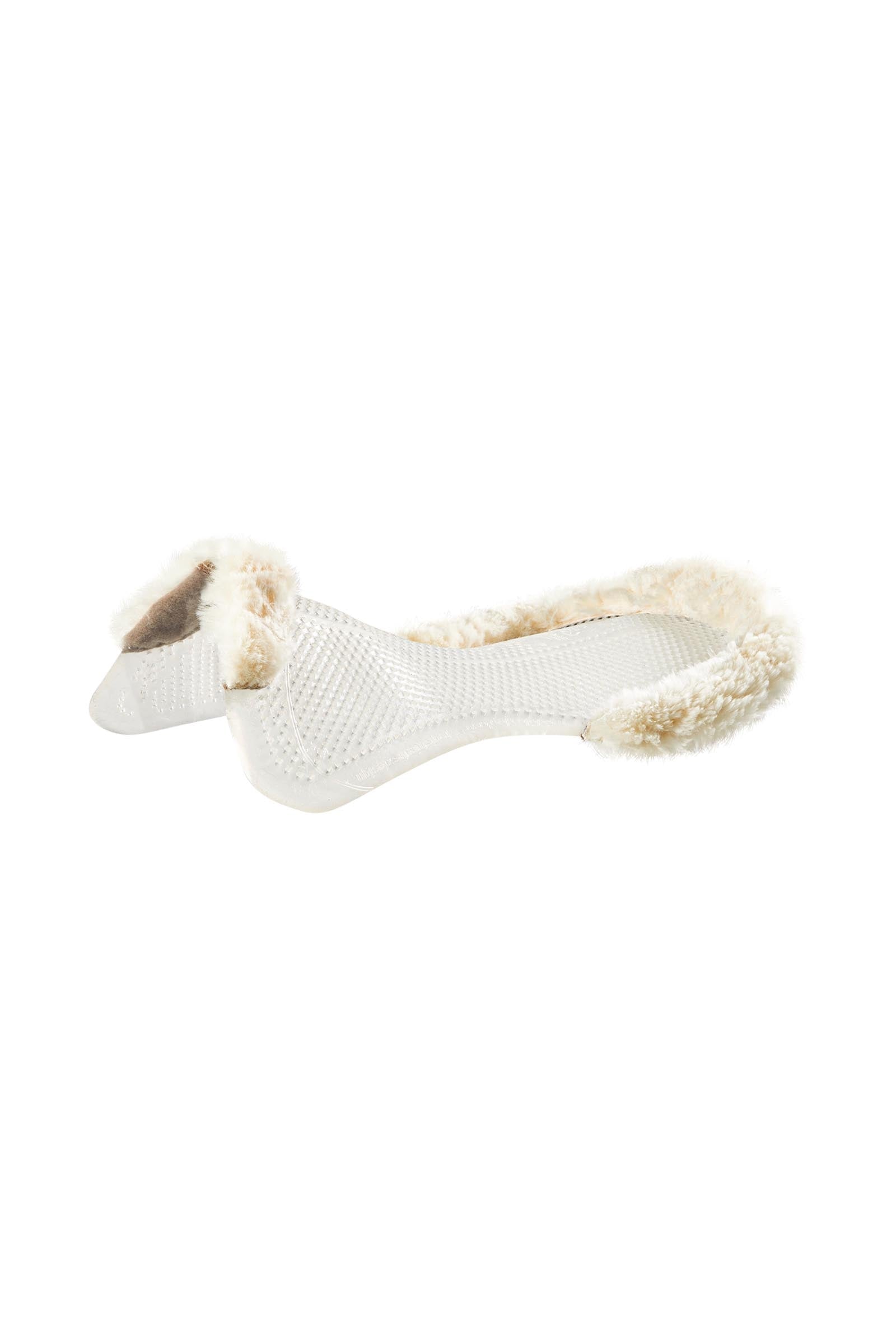 Acavallo Gel Anti-Rutsch Classic Pony mit Schaffell 1/2 Ausschnitt flach Schabracken