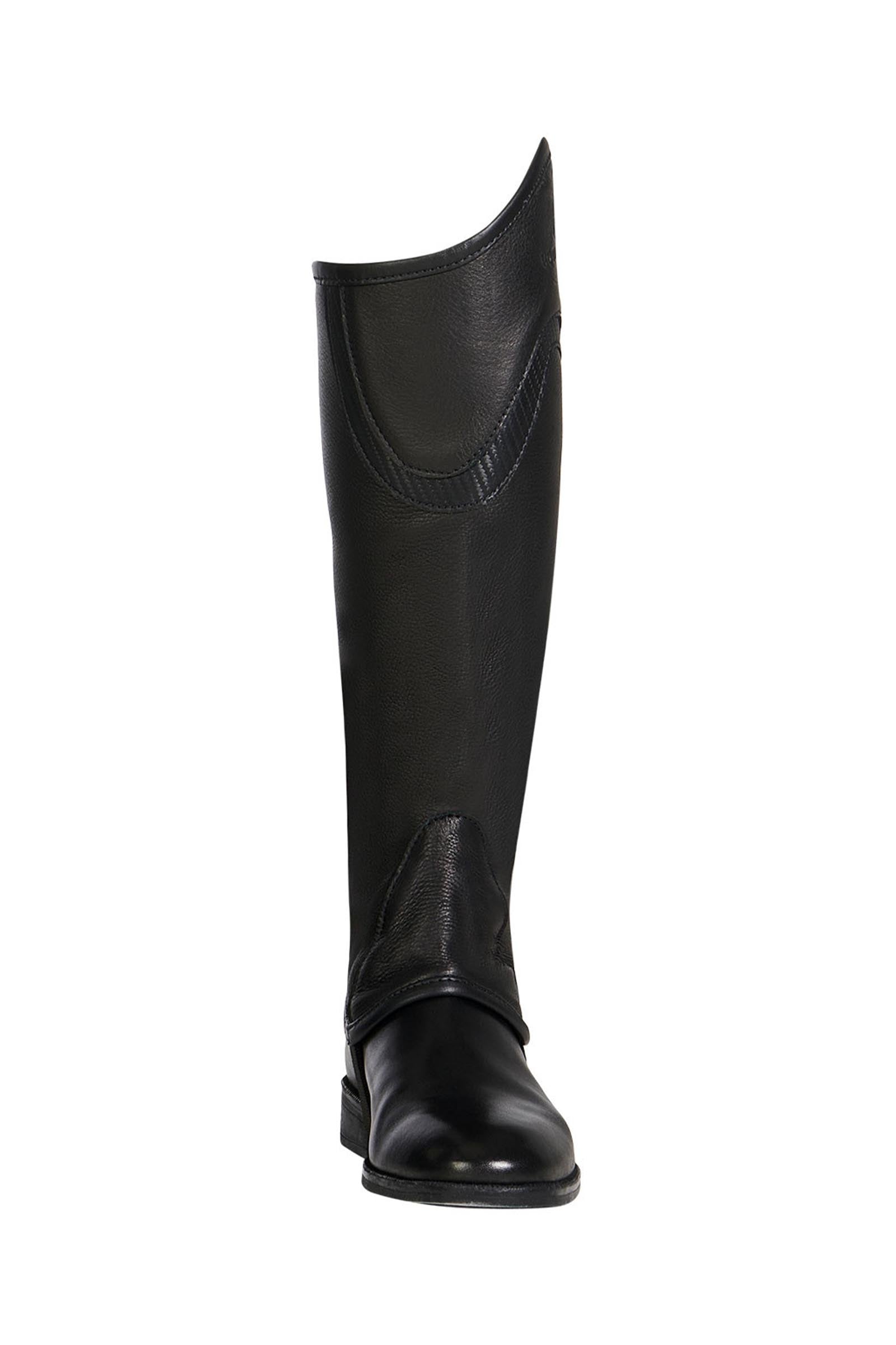 Equestro Piping Leather Chaps Riding Boots & Riding Shoes