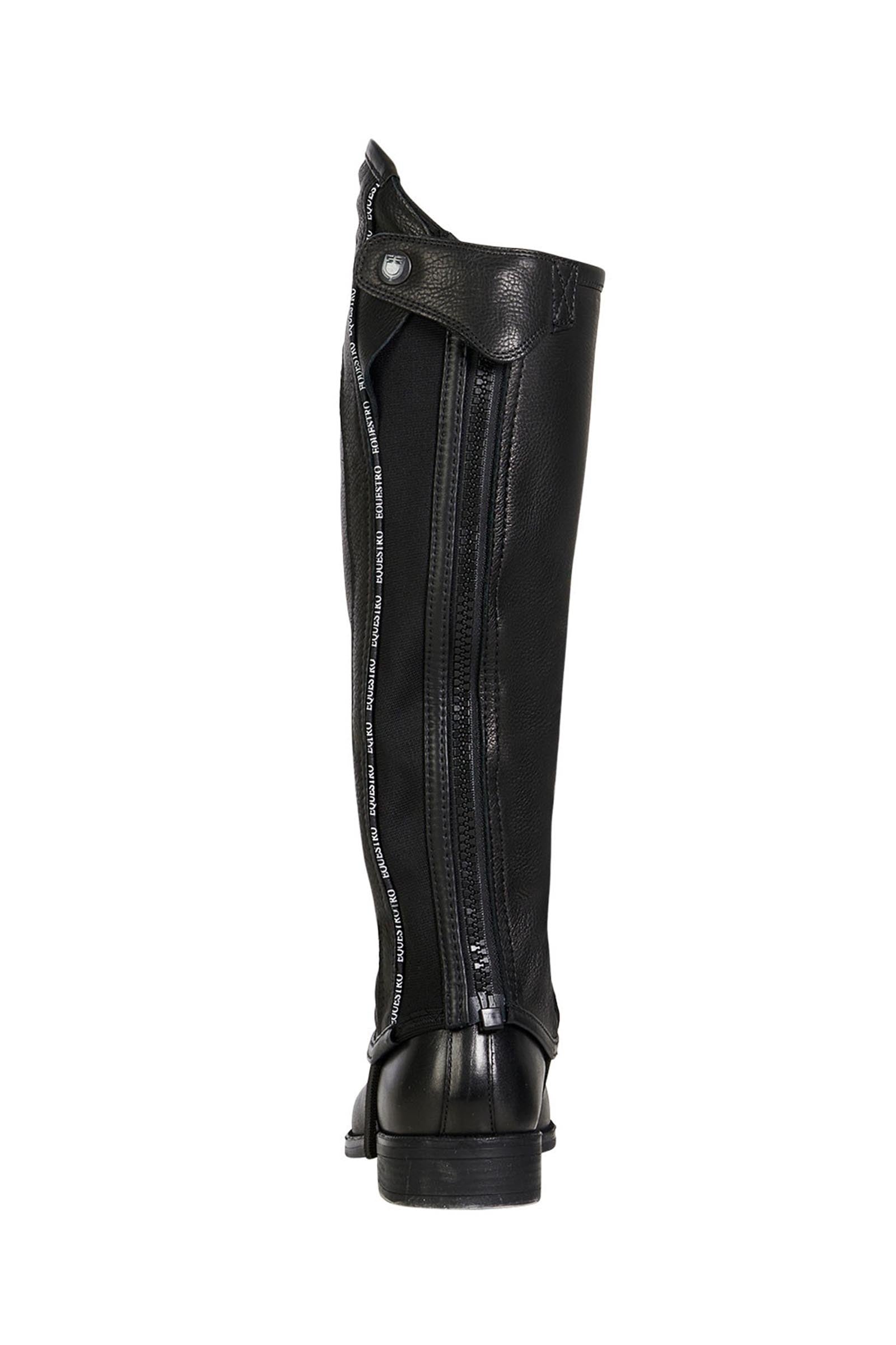 Equestro Piping Leather Chaps Riding Boots & Riding Shoes