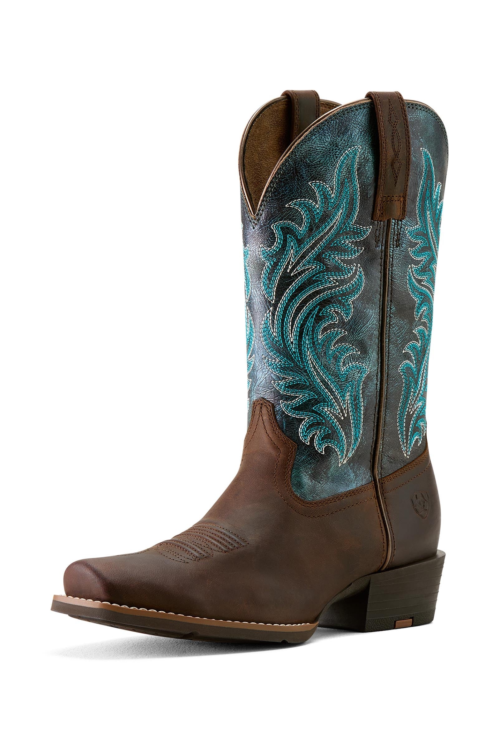 Ariat Round Up Narrow Cutter Toe Damen Westernstiefel Reitstiefel & Reitschuhe
