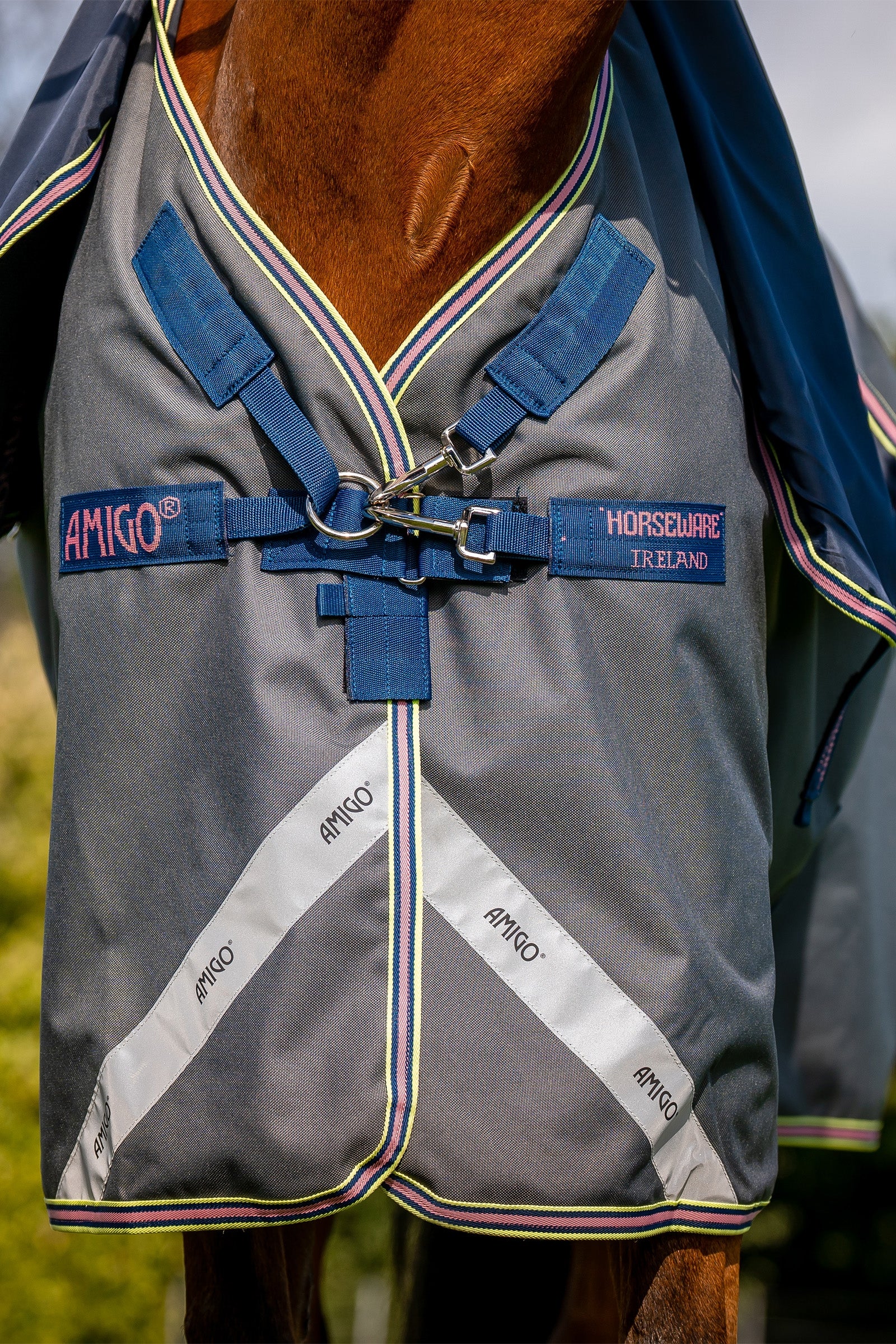 Horseware Amigo Bravo 12 Plus Turnout Rug With Detachable Neck, 0g Horse Rugs
