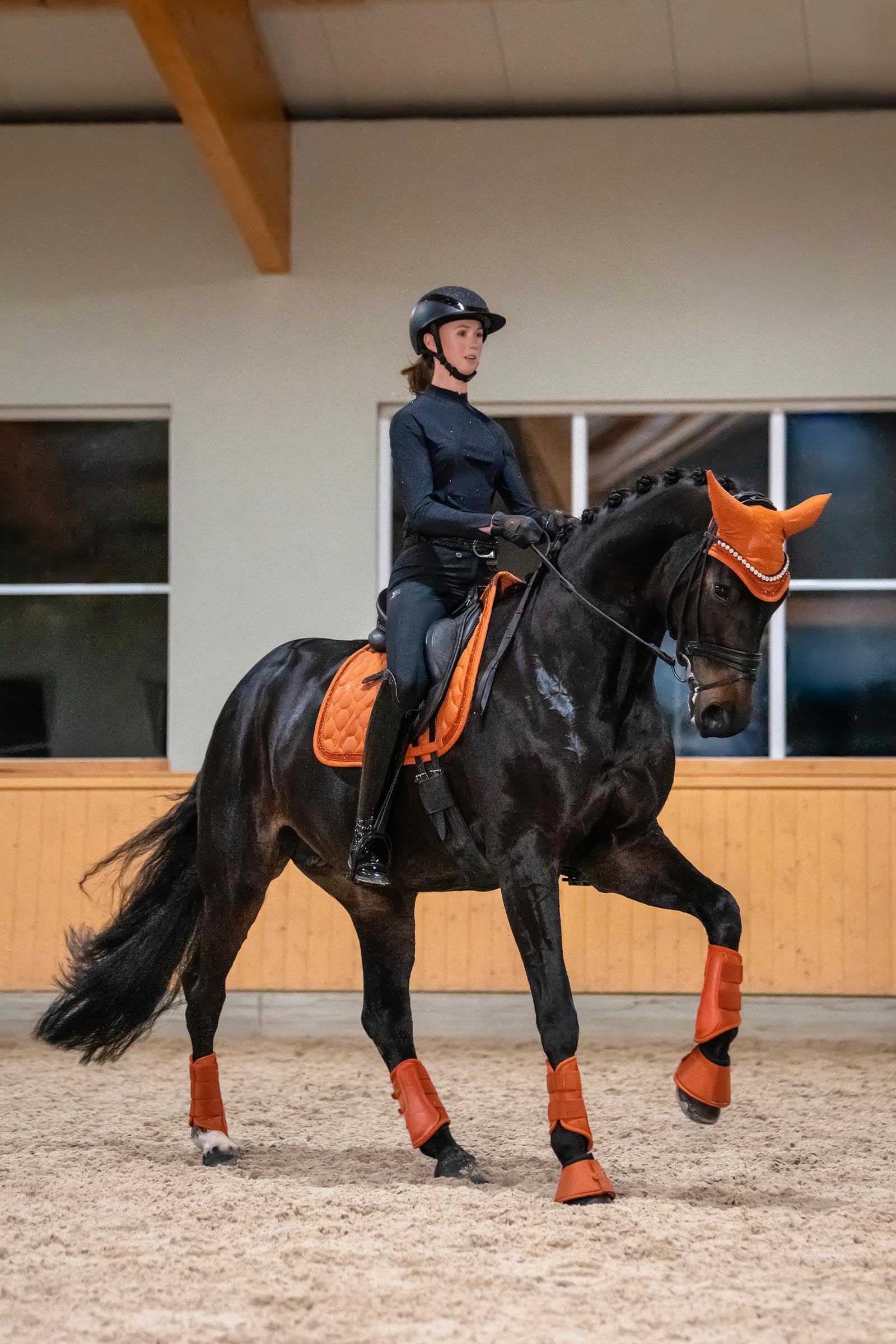Eskadron Platinum 26 Dynairmesh Jewel Fly Hood Saddle Pads