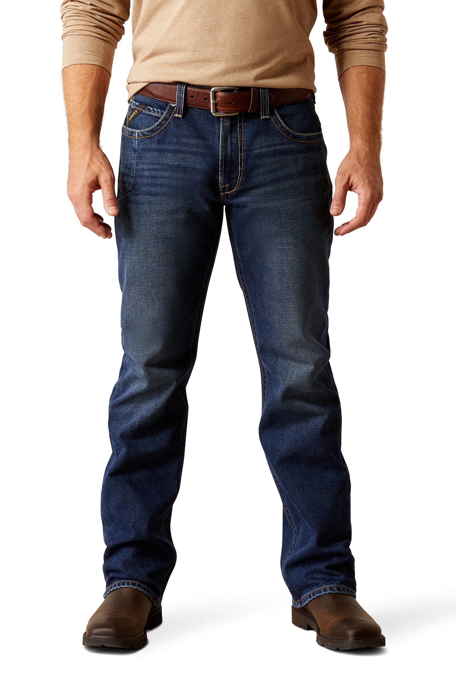 Ariat Rebar M5 Straight Acclimatize Herren Jeans mit geradem Bein Herren Reitbekleidung