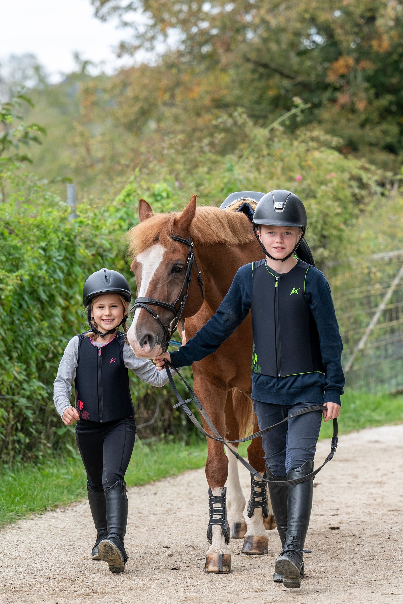 Komperdell Flex Fit Pro Junior Ballistic Vest With Back Protector Safety Equipment