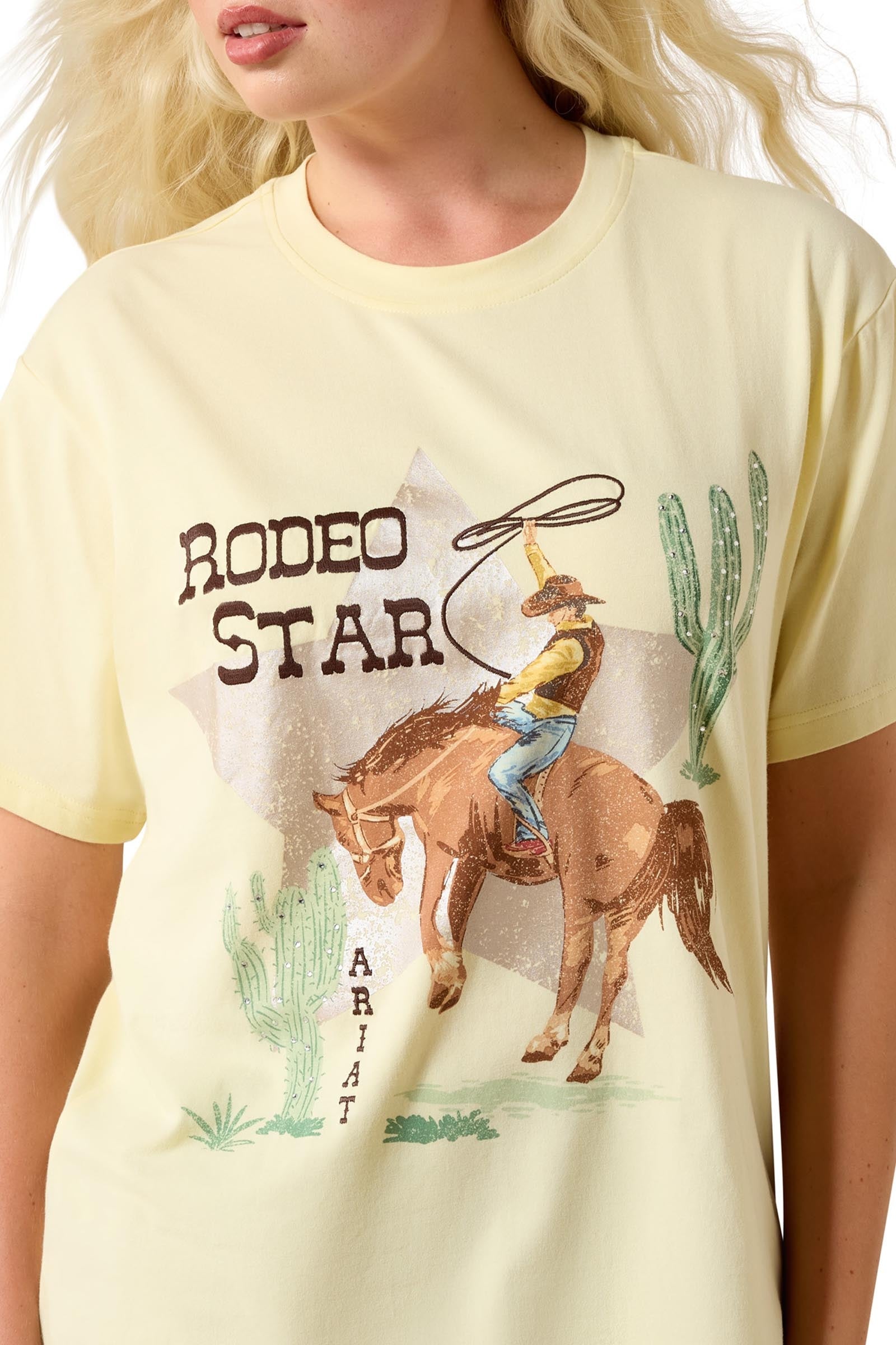 Ariat Women's Rodeo Star Boyfriend T-Shirt Women’s Riding Clothing