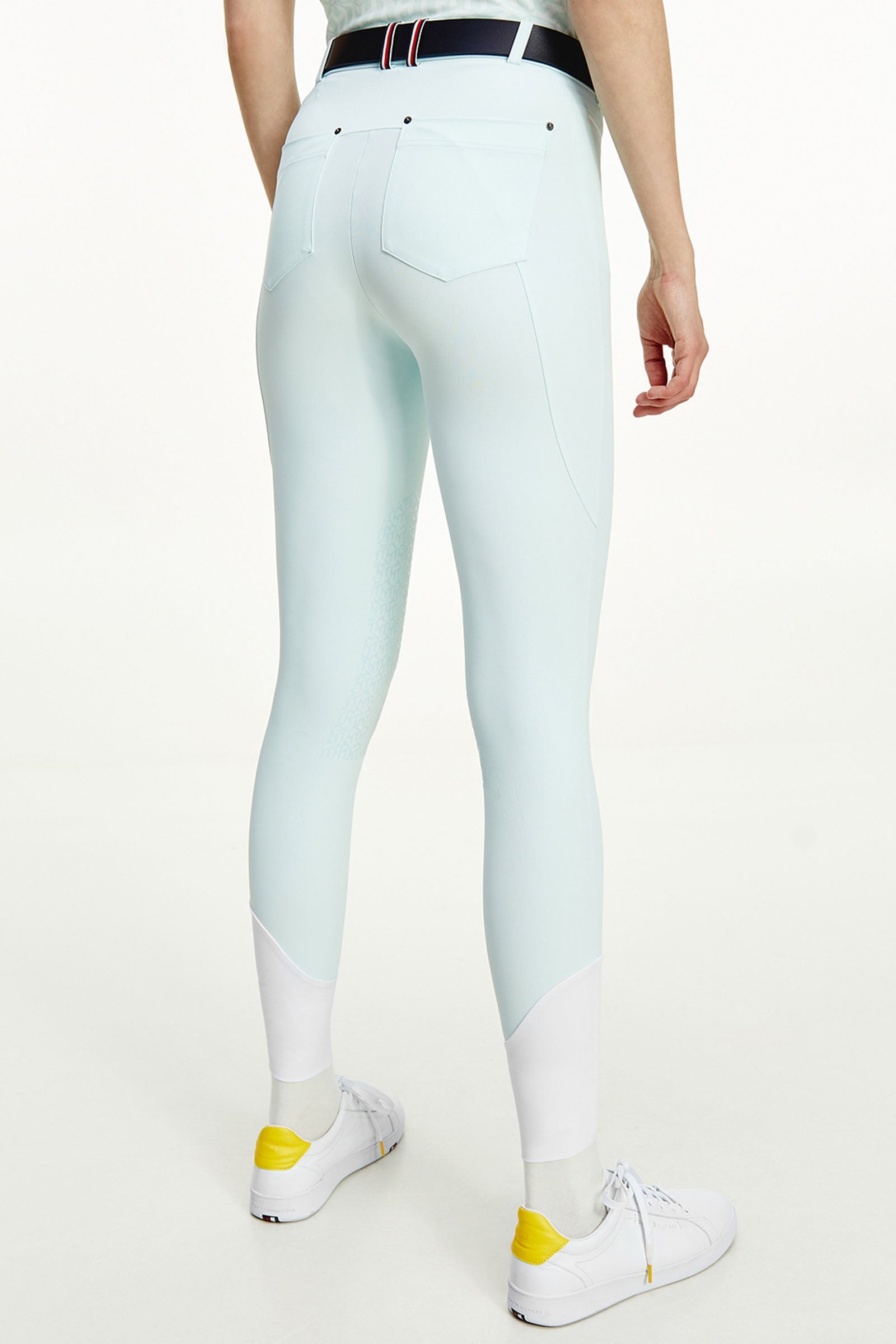 Tommy Hilfiger Equestrian Style Damen Reithose mit Kniebesatz mit Grip Womens Breeches
