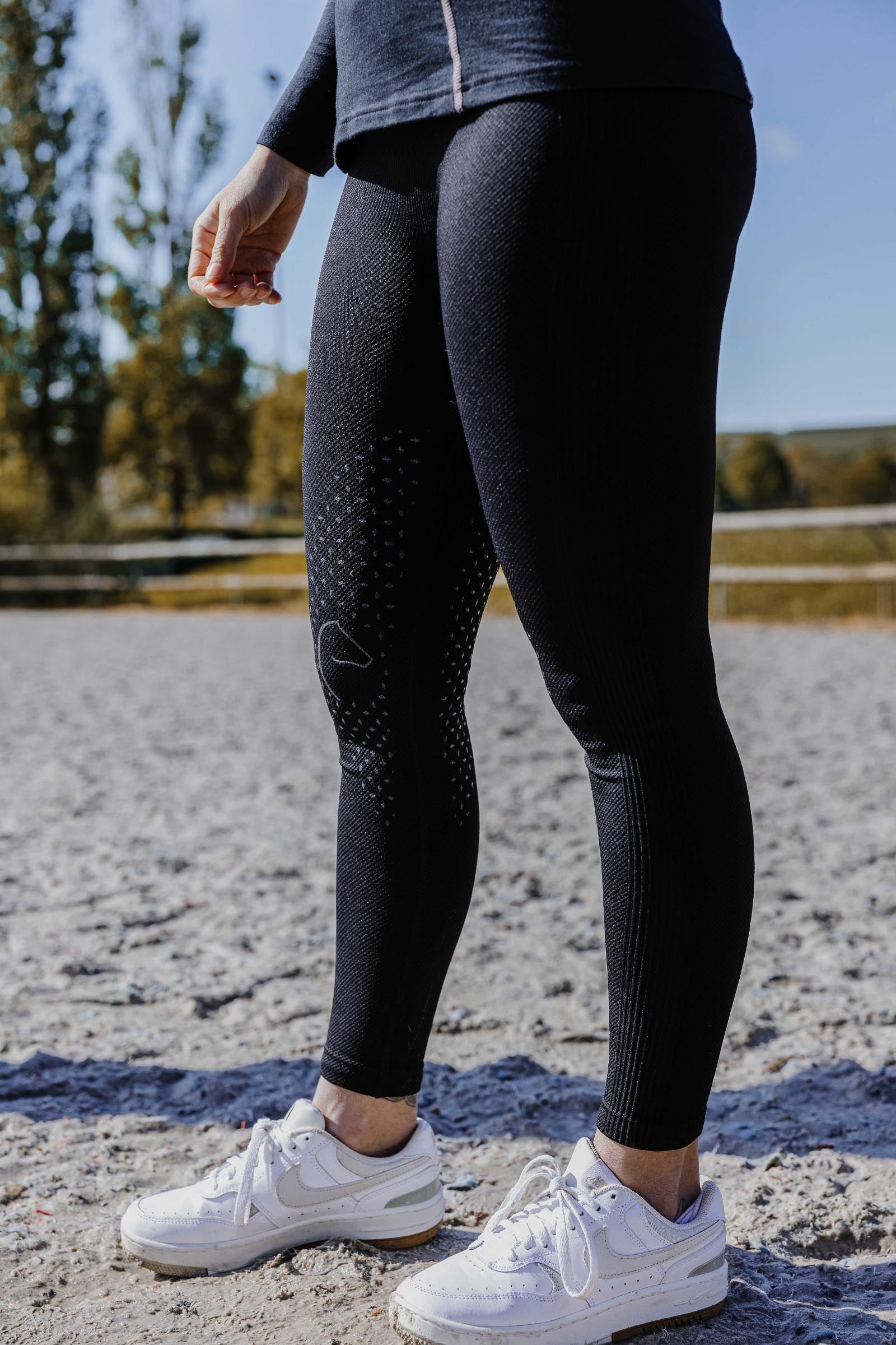 EQUITHÈME Acacia Damen Reitleggings mit Vollbesatz Womens Breeches