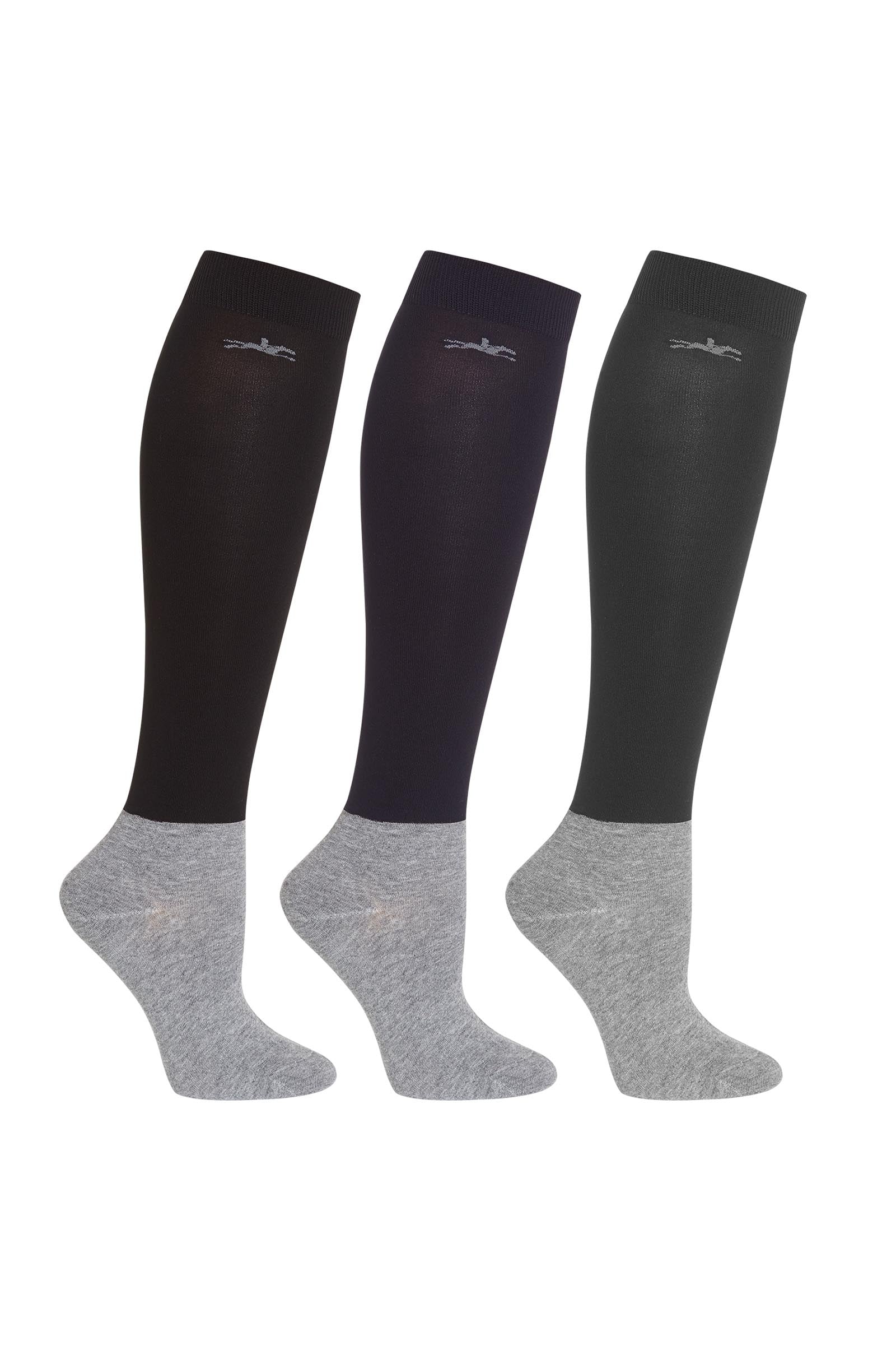 Schockemöhle Sports Show Socks, 3 Paar Kniestrümpfe & Reitsocken