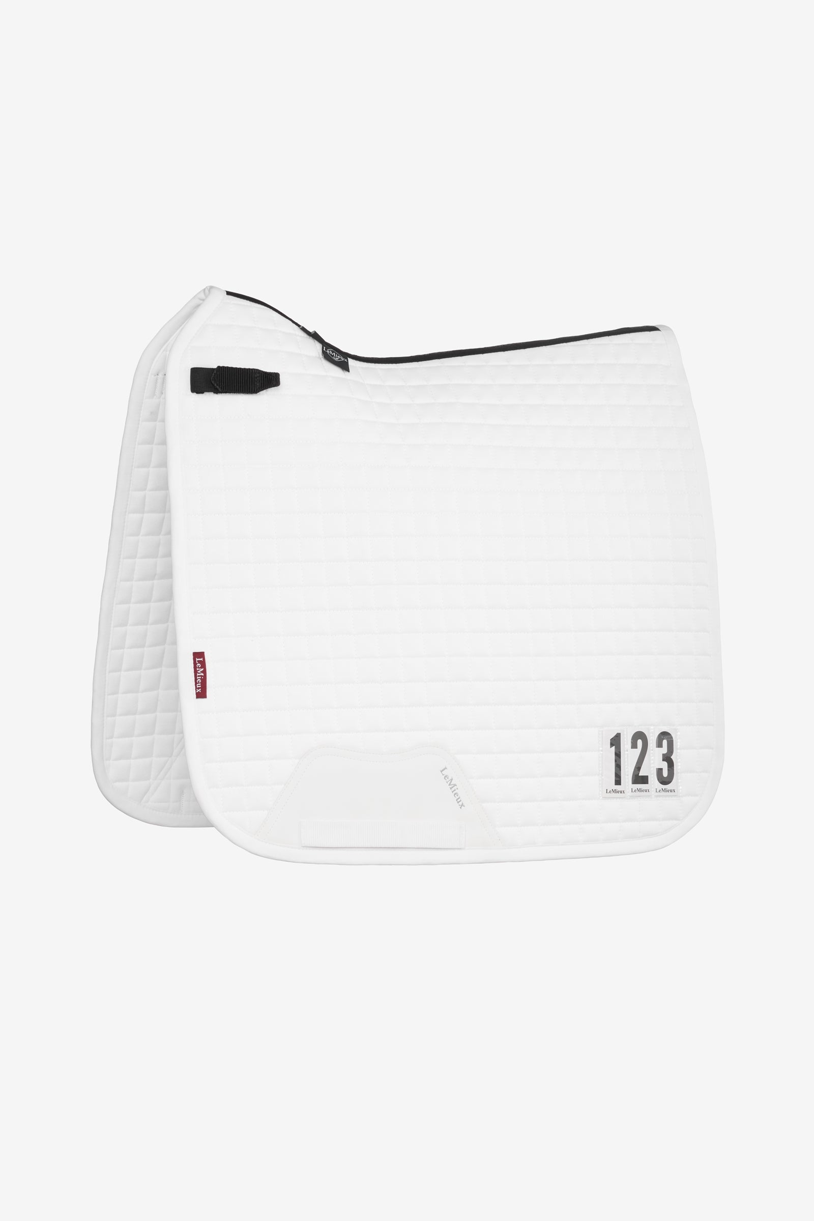 LeMieux Cotton Dressage Competition Square Saddle Pad Schabracken