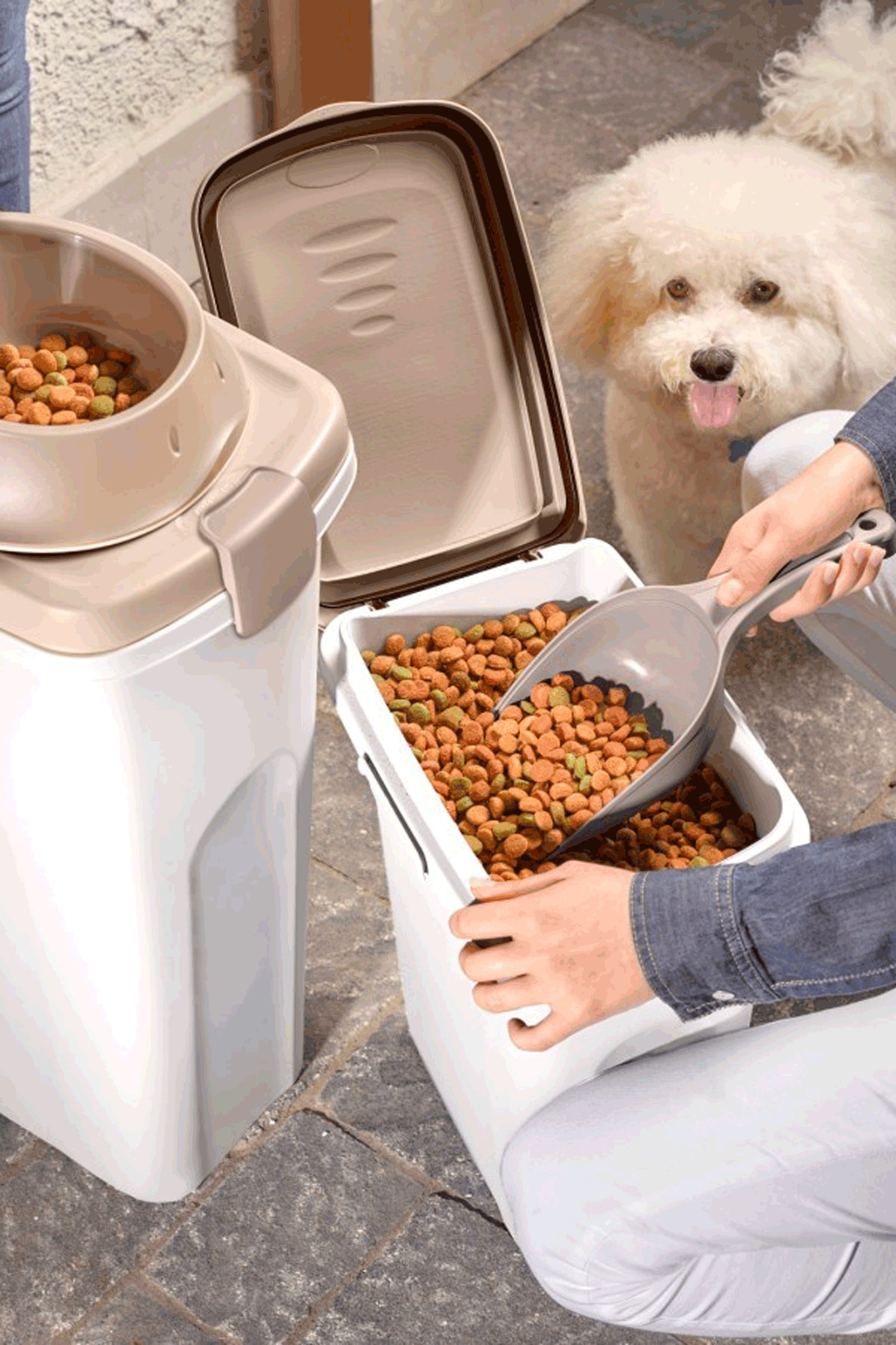 Kerbl Feed Container, 25 L Horse Feeders & Waterers