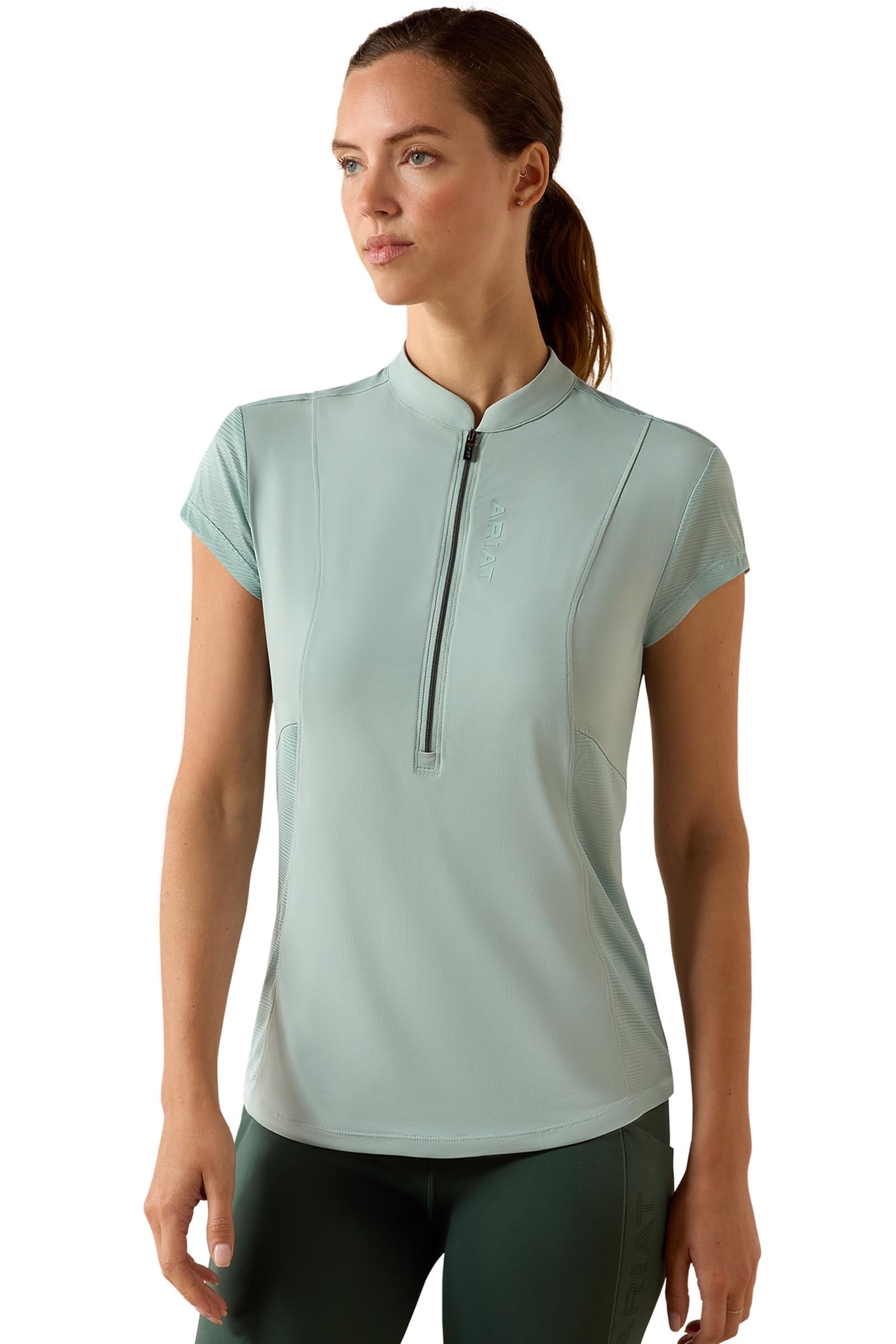 Ariat Breathe Damen Baselayer mit 1/2 Reißverschluss Damen Reitbekleidung