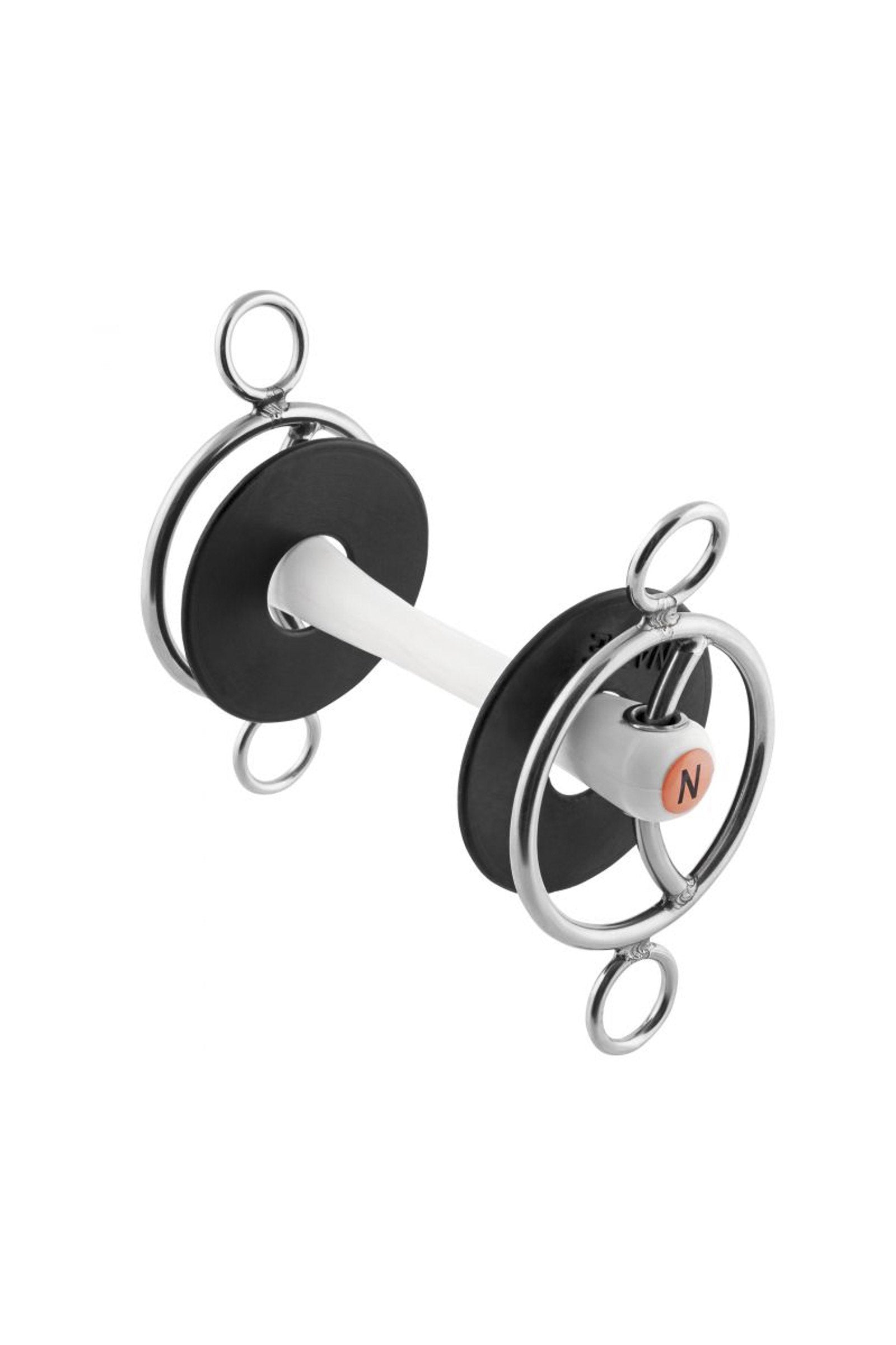 Sprenger Nathe 3-Ring-Gebiss, flexible Stange mit gleitenden Seitenteilen, 20 mm, Thermoplastik Gebisse