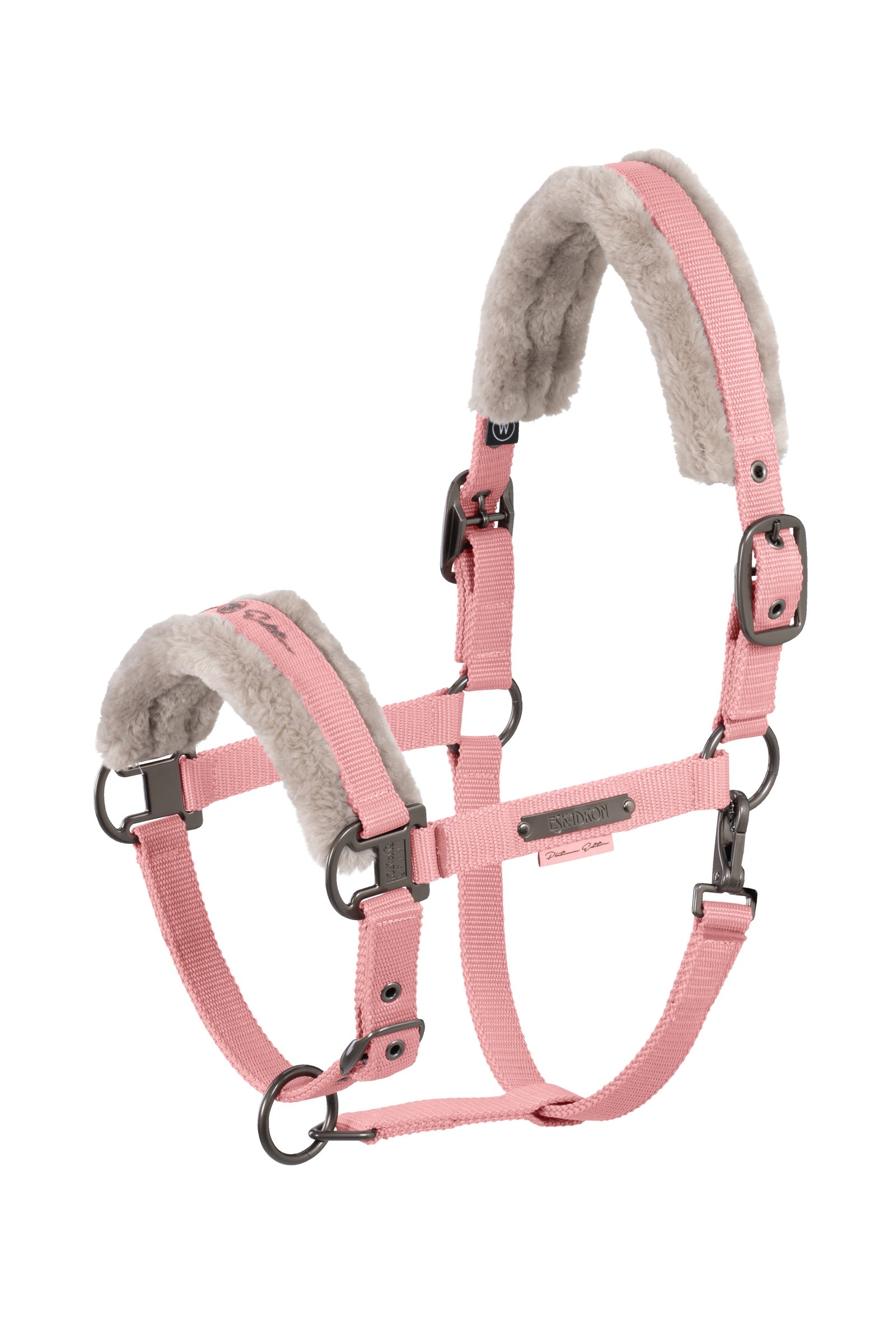 Eskadron Platinum 25 Halfter mit Dornschnalle und Kunstfell Halfter & Stricke