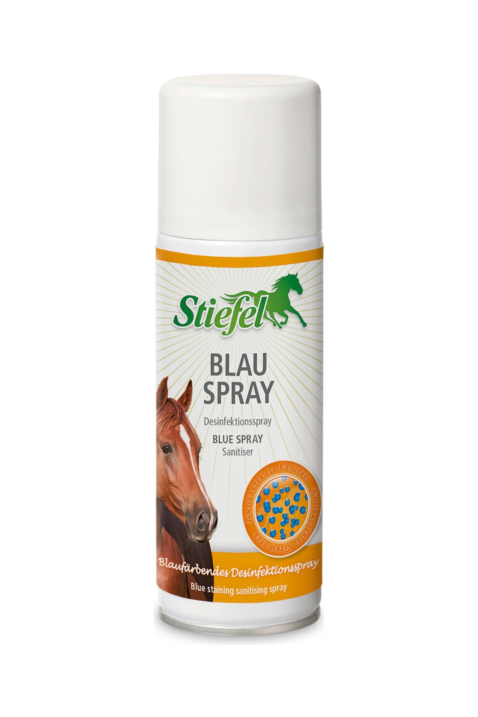 Stiefel Blau-Spray Pflege