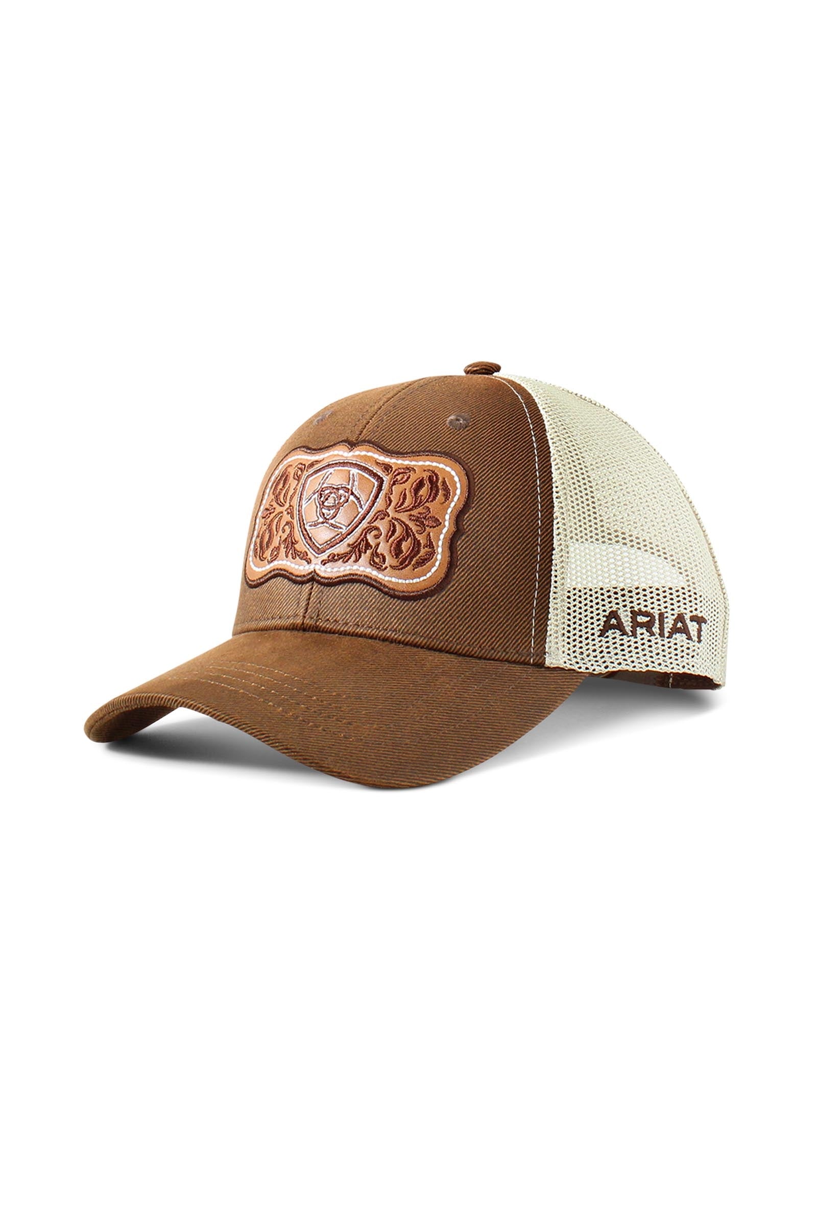 Ariat Floral Leder Patch Damen Cap Accessoires