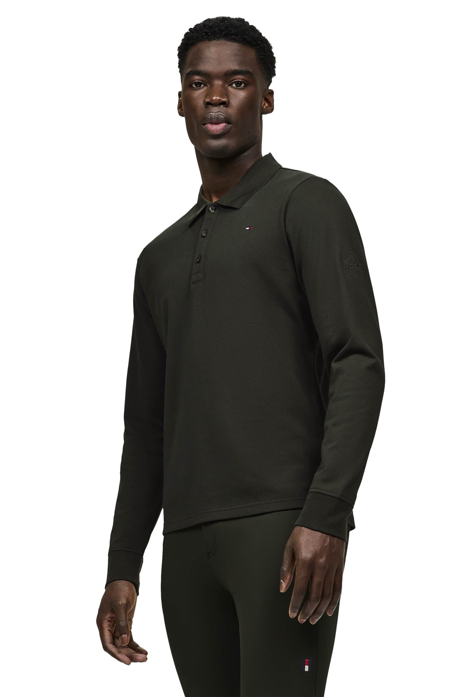 Tommy Hilfiger Equestrian Erwin Long Sleeve Polo Mens Riding Clothing