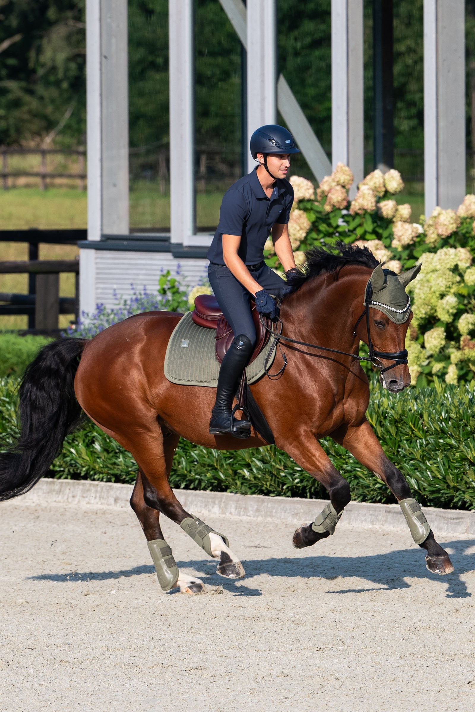 Eskadron Classic Sports SS25 Dynair Mesh Sport Fly Hood Saddle Pads