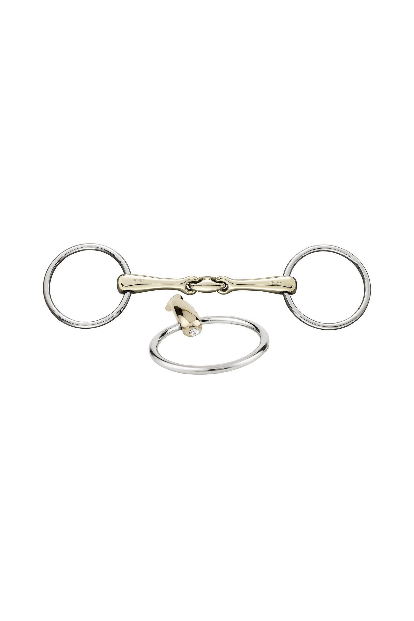 Sprenger KK Ultra Wassertrense, doppelt gebrochen, 14 mm, Sensogan, mit Kristallen Gebisse