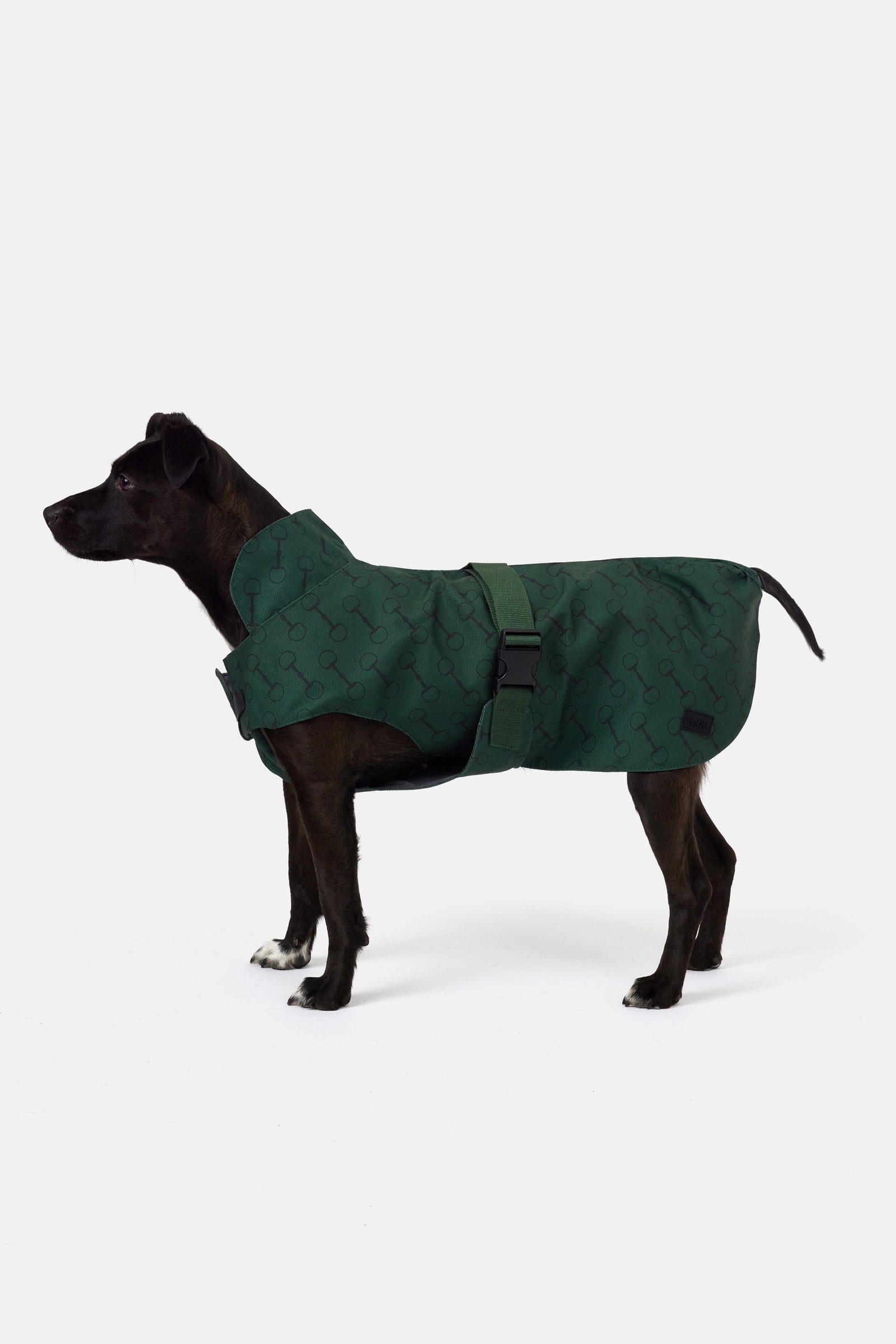 Horze Noir Dog Coat with Print Dog Accesories