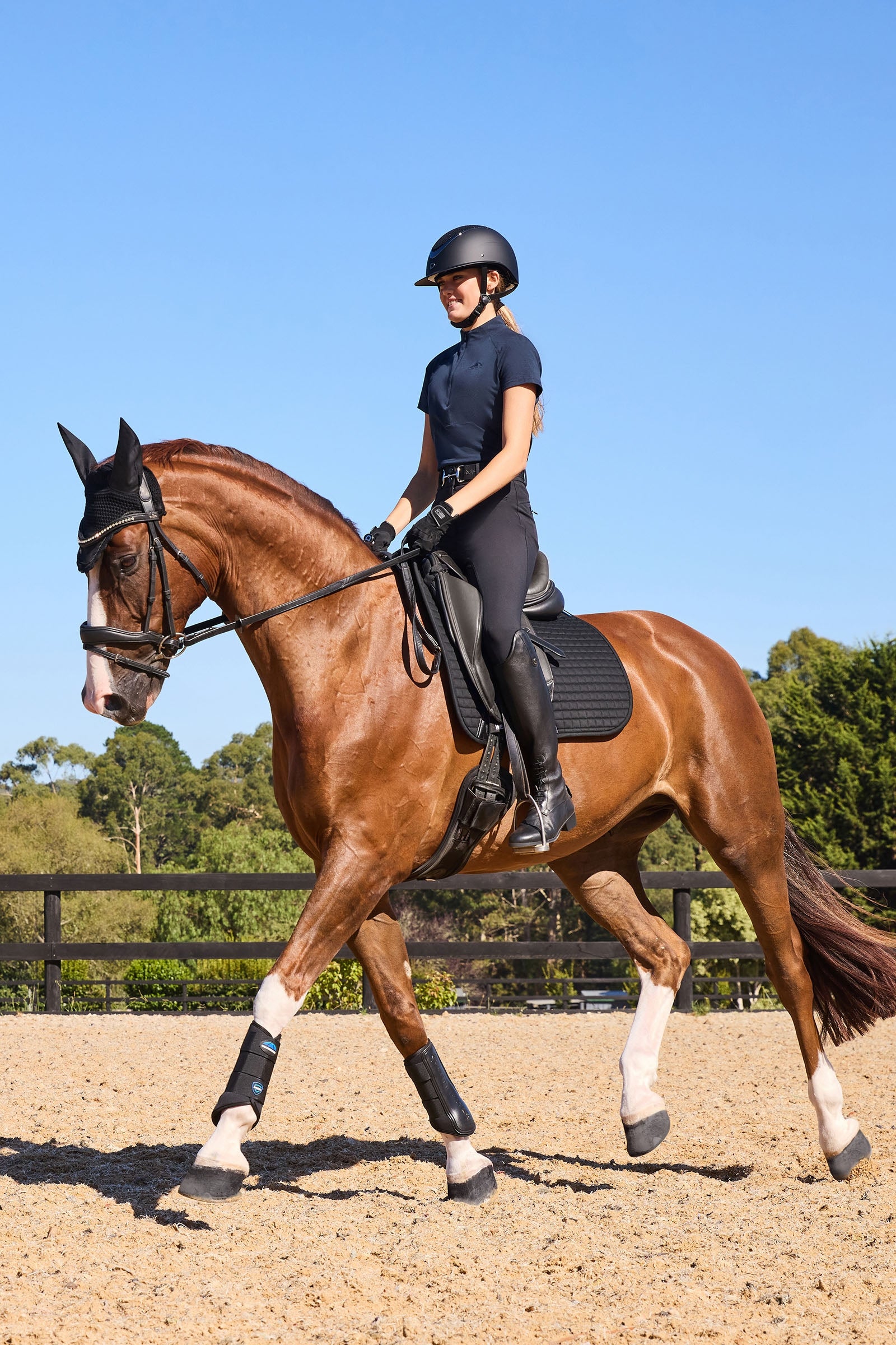 Weatherbeeta Tough-Tec Prime Brushing Boots Leg Protection & Hoof Protection for Horses