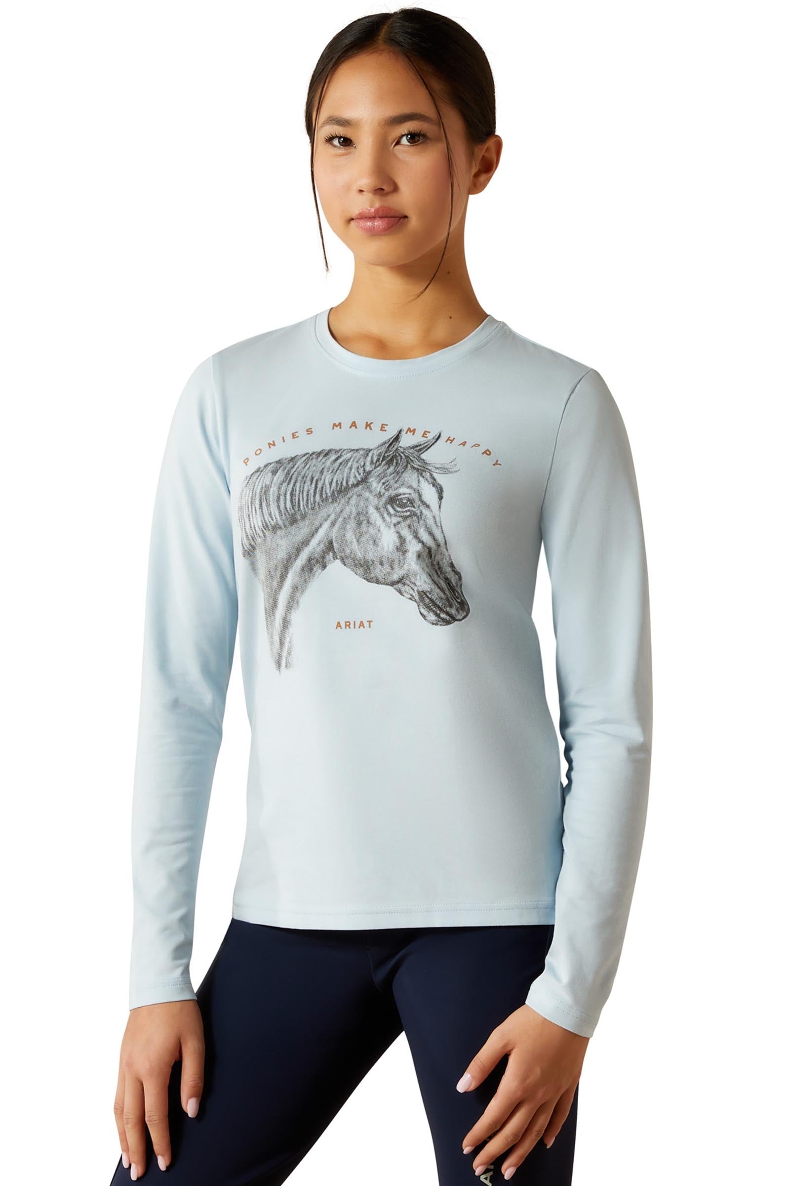 Ariat Happy Kinder Langarmshirt Kinder Reitbekleidung