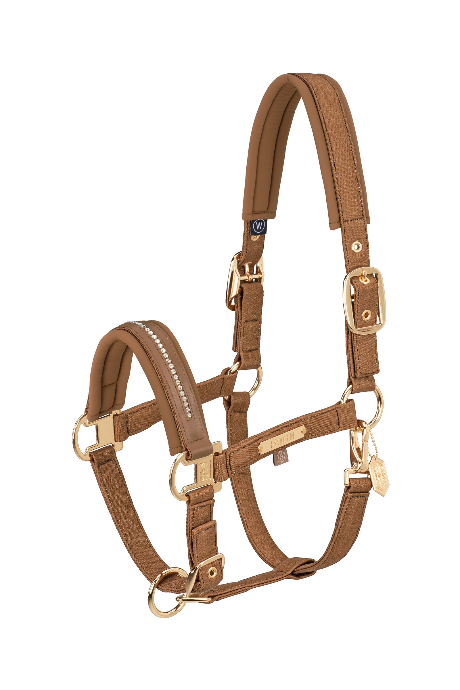 Eskadron Heritage AW24 Glam Crystal Halfter mit Doppelschnalle Halfter & Stricke