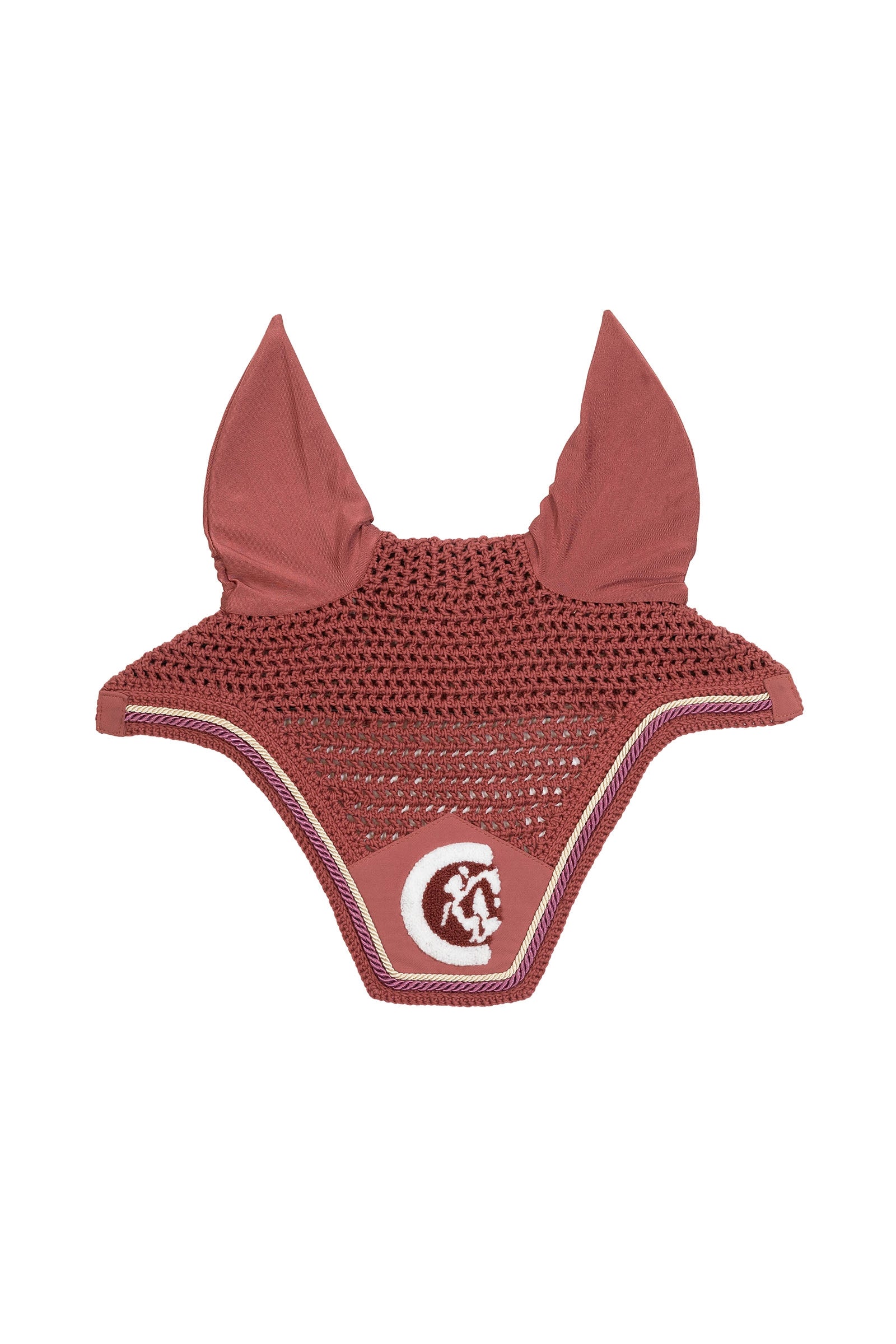 Kentucky Horsewear Fliegenhaube Wellington 3D Logo rope Schabracken